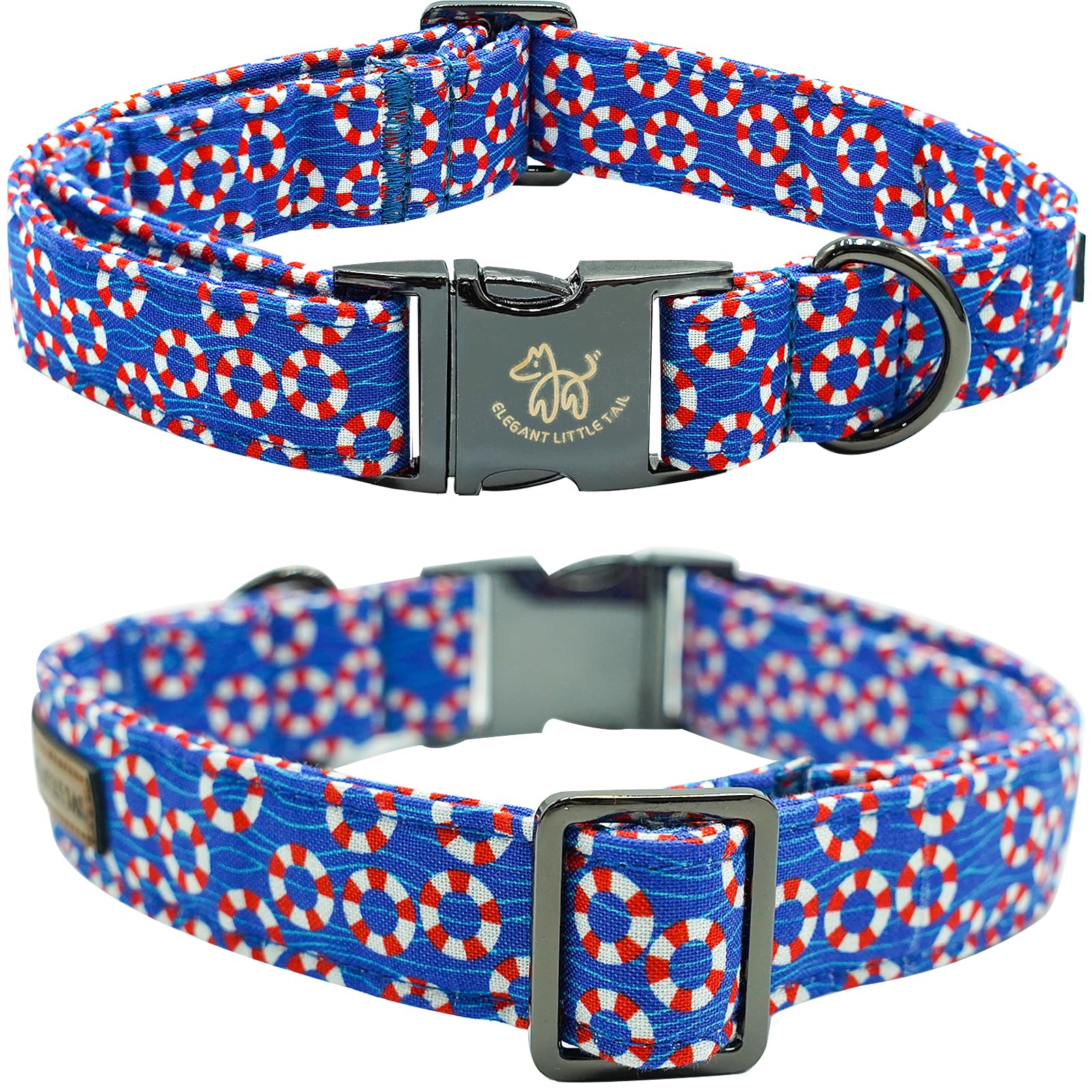 Independence Dog Collar, Patriotic Pet Collar With Bow Tie American 4Th Of July Holiday Pet Gift Cotton Soft Bowtie Dog Boy Girl