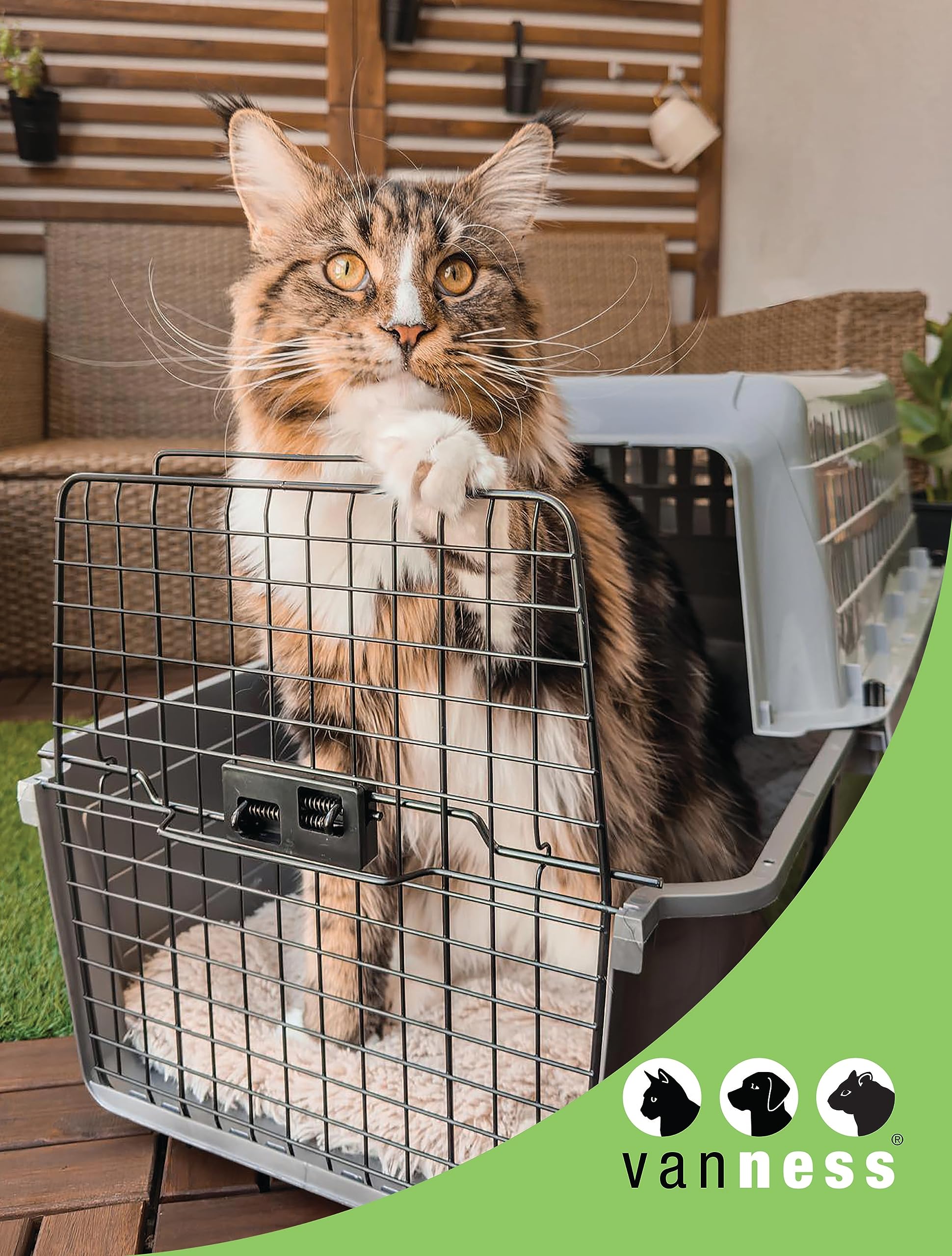 Van Ness Pets Calm Carrier Max With Ez Load Slide Out Drawer, Hard-Sided Travel Crate For Cats And Small Dogs