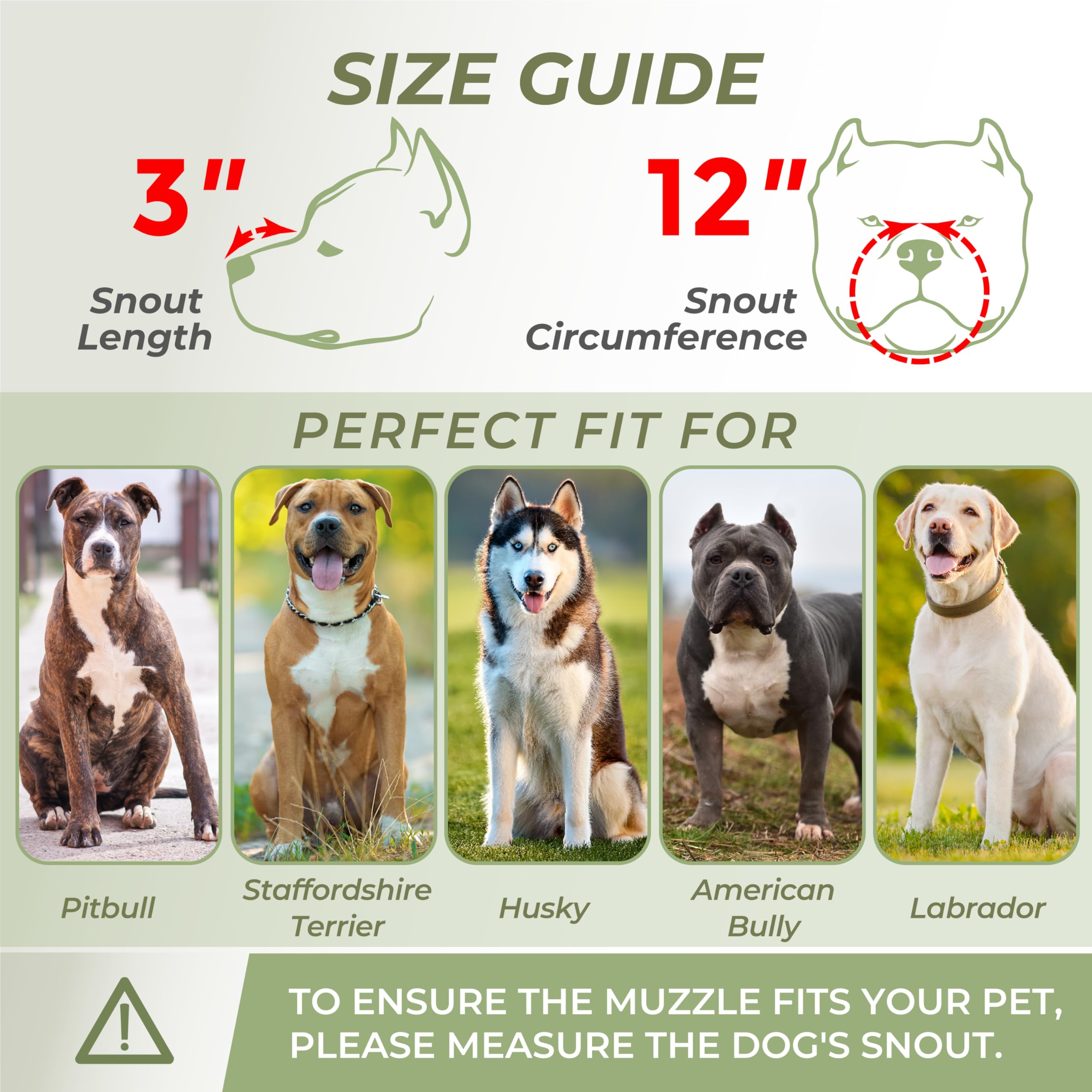 Clevertail Soft Leather Dog Muzzle For Pitbulls - Dog Muzzle For Medium And Large Dogs Pitbull - Breathable Pitbull Muzzle Anti