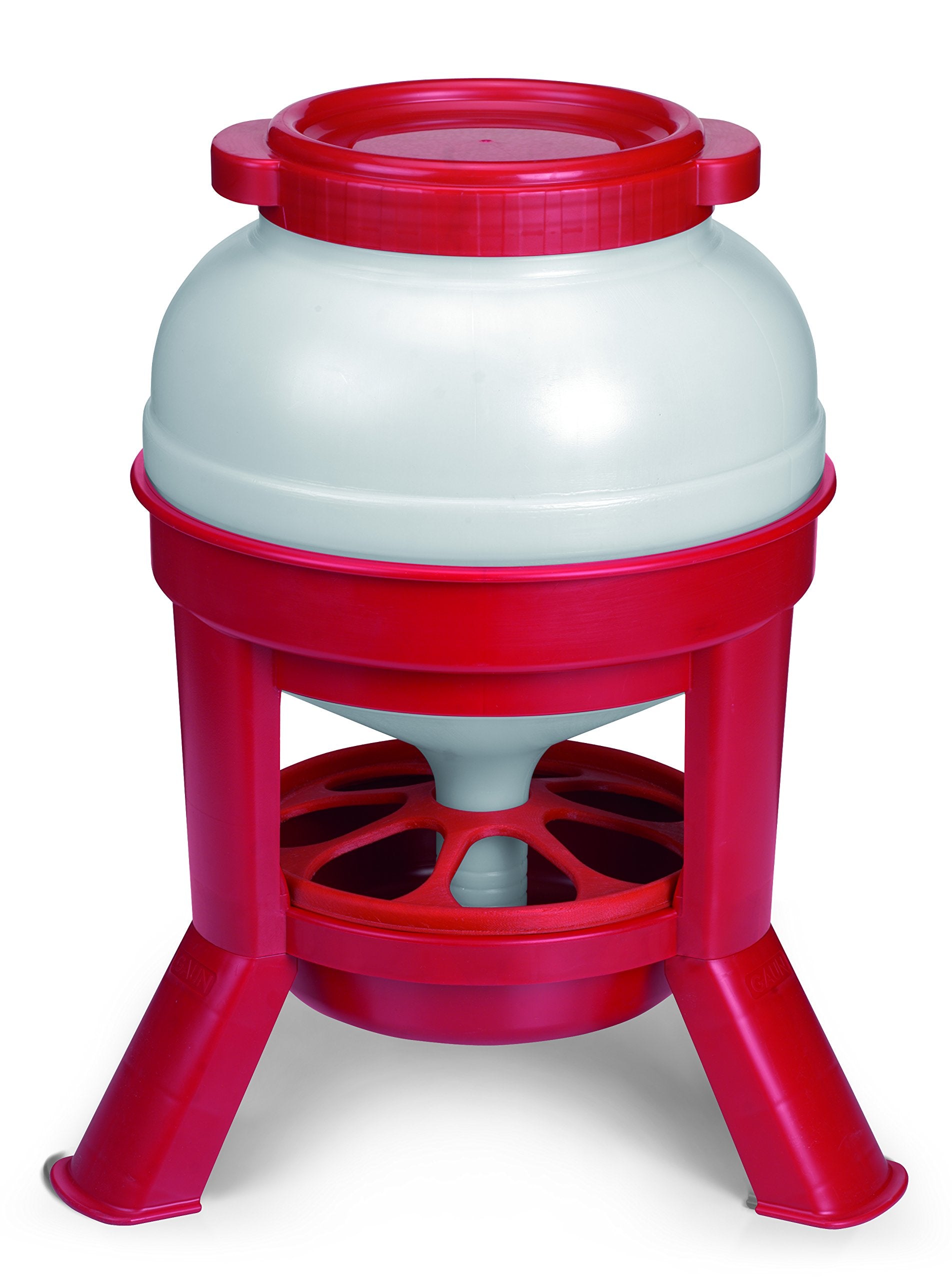Little Giant Plastic Dome Feeder | Heavy Duty Plastic Gravity Fed Poultry Feed Container Tank | Backyard Poultry for Hobbyists, 