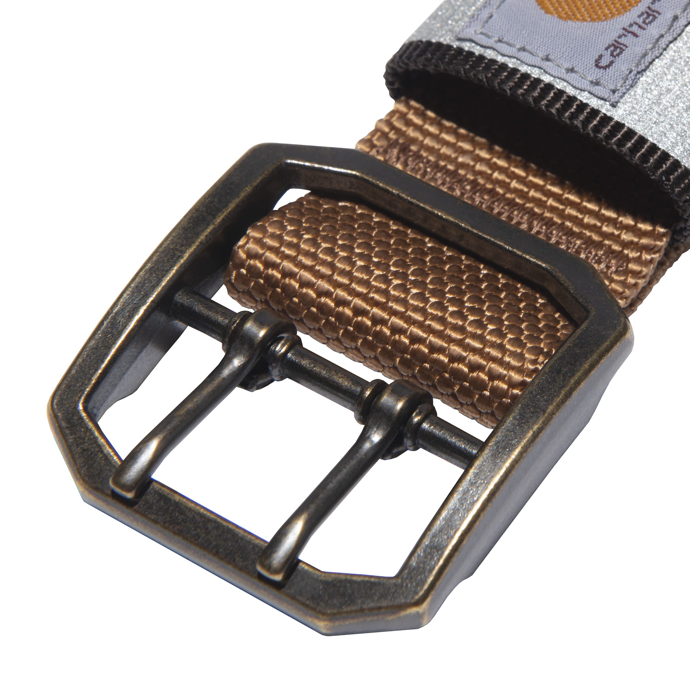 Carhartt Pet Fully Adjustable Wide Webbing Collar For Dogs, Carhartt Brown, Large