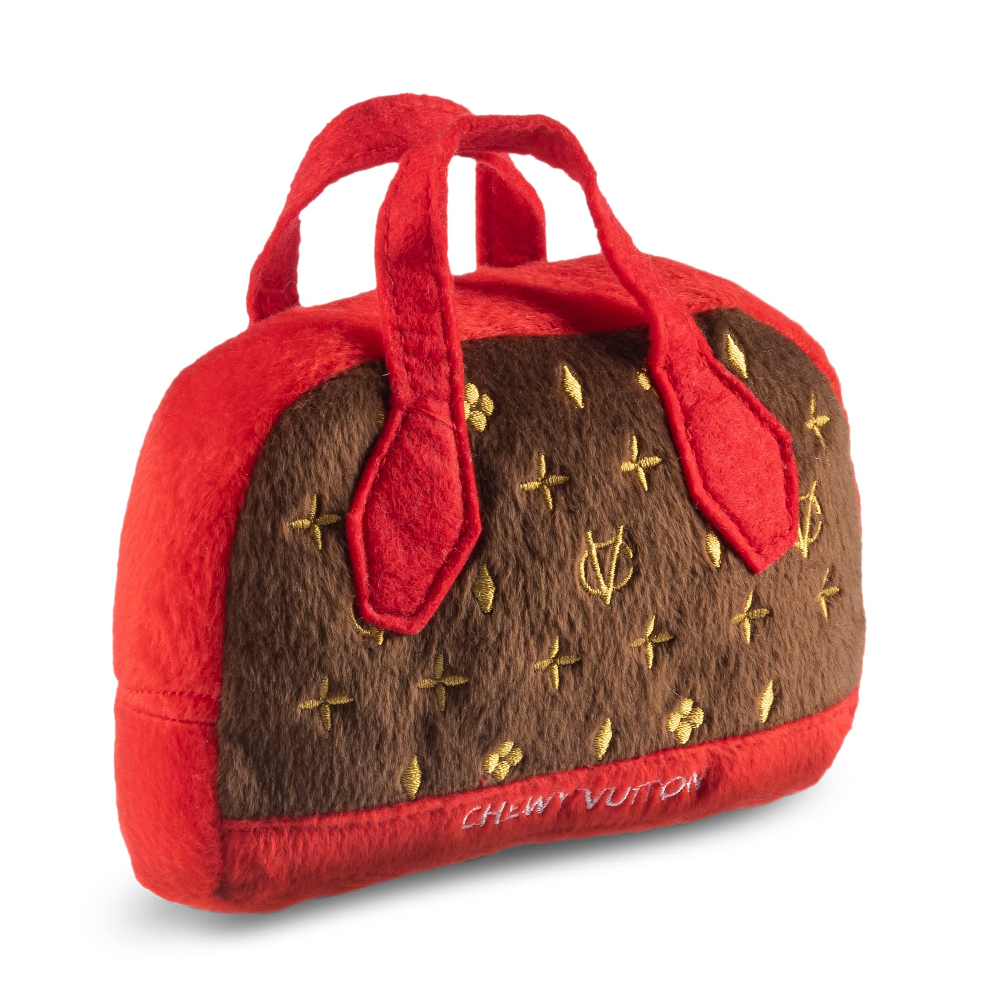 Dog Diggin Designs Runway Pup Collection | Unique Squeaky Parody Plush Dog Toys - Haute Couture Purses & Handbags