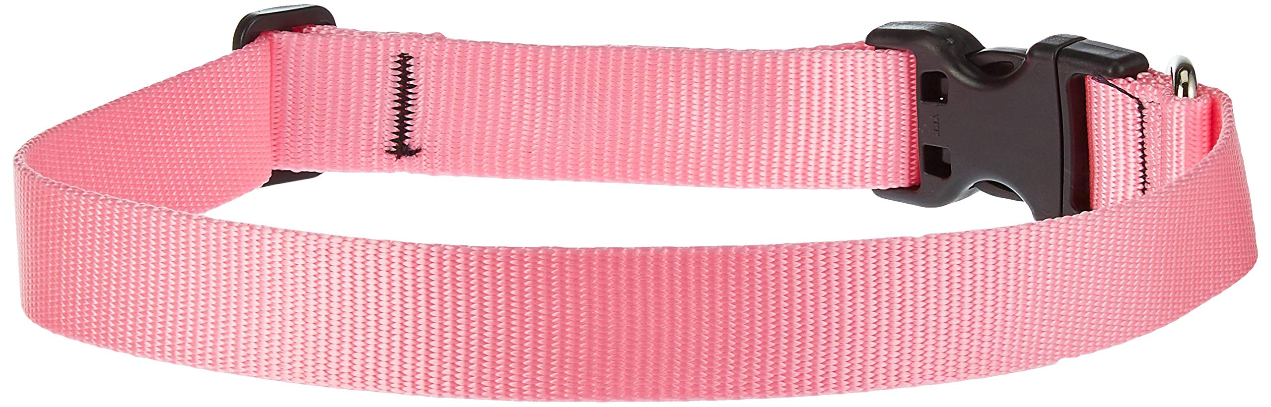 LupinePet Basics 1&quot; Pink 16-28&quot; Adjustable Collar for Large Dogs