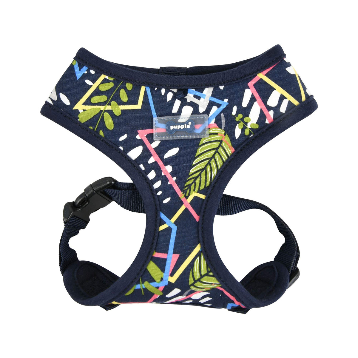 Puppia Botanical Harness A - Navy - M