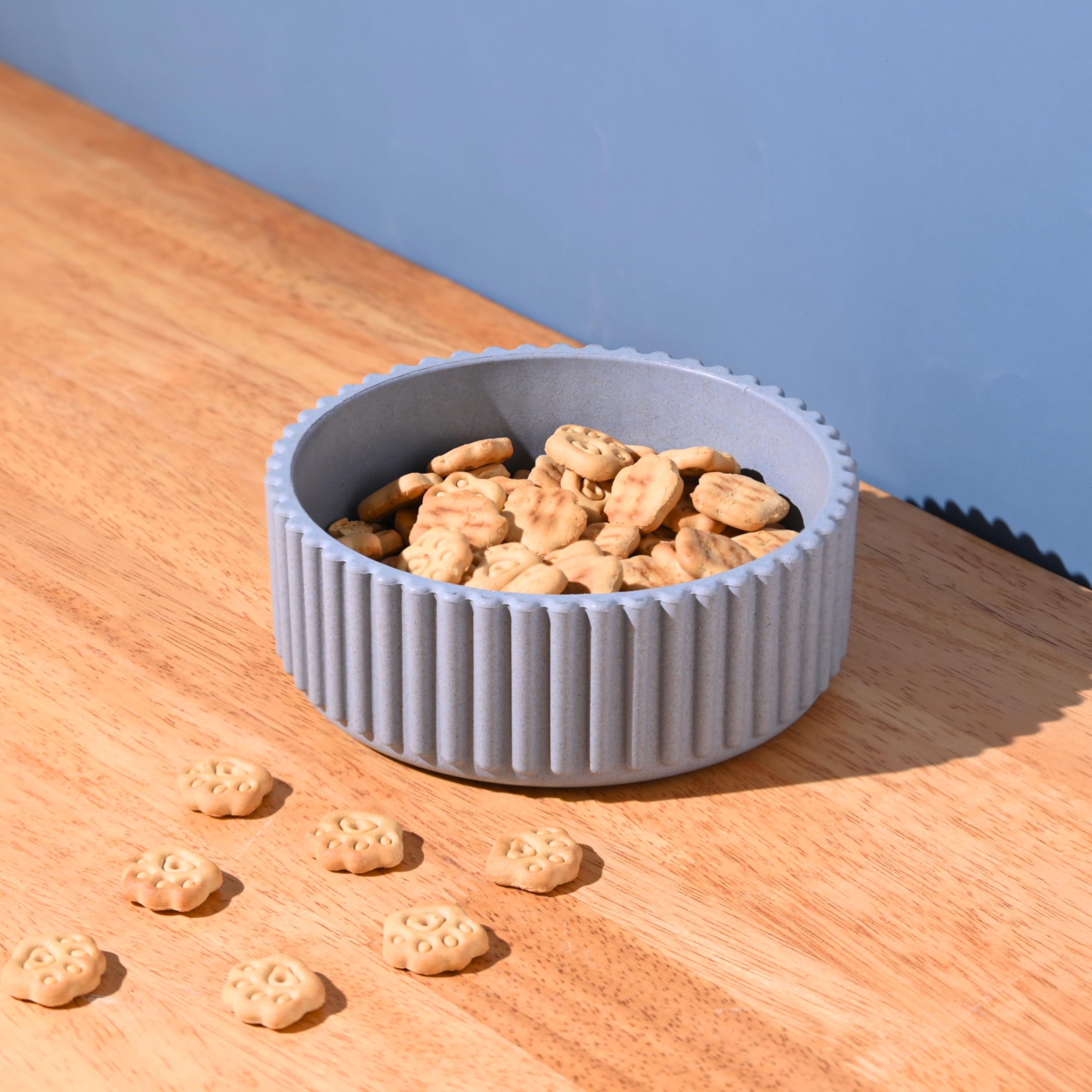 Eha Earth Friendly Ecocog Dog Food Bowl | Set Of 1, 500 Ml | AntiSkid Dog Bowl & Cat Bowl | Cat Food Bowls | Pet Bowl Made With