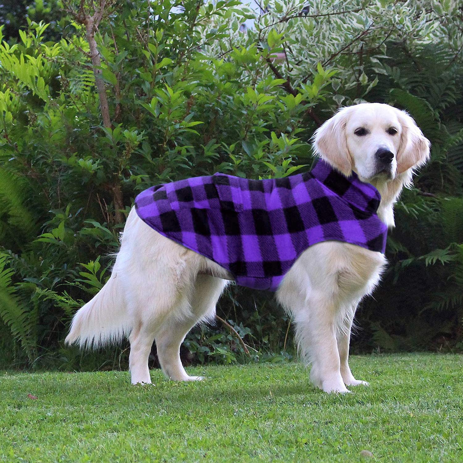 ASENKU Dog Jacket Plaid Reversible Vest - Waterproof Dog Coat for Cold Weather, Perfect for Small to Large Dogs