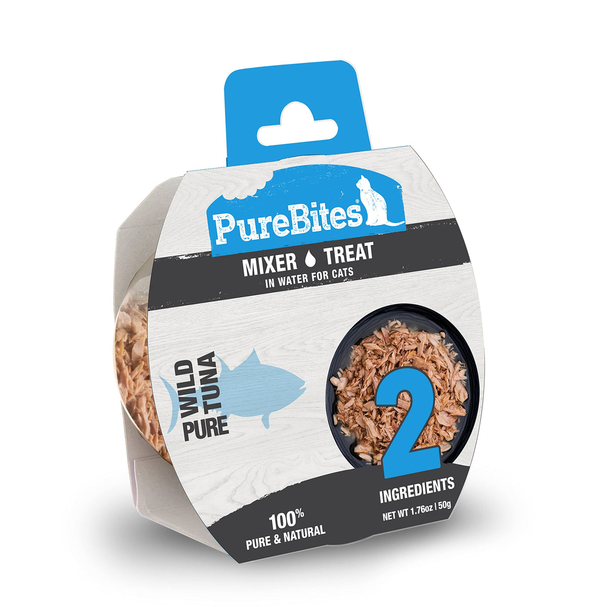 Purebites Tuna Mixers For Cats, Only 2 Ingredients, Case Of 12