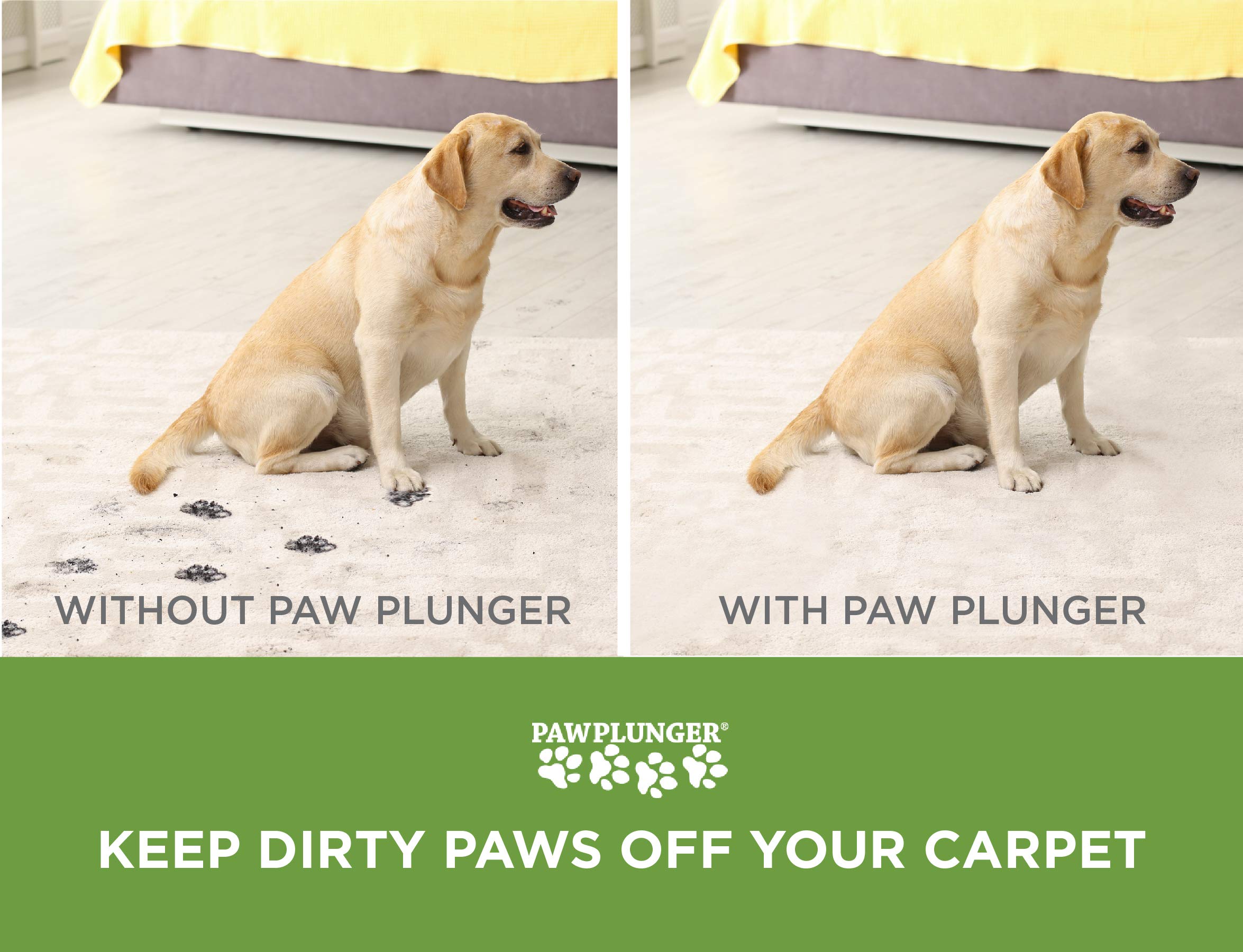 Paw Plunger For Dogs - Portable Dirty Paw Washer For Small Sized Dogs - Ideal For Dogs Up To 15Lbs - Cleaner Pet Paws To Save Fl