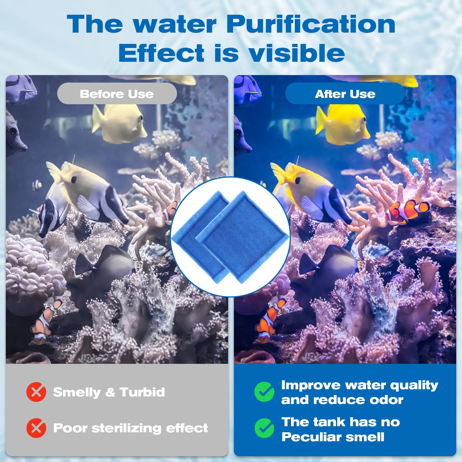 Hedday 12 Pack Aquarium Filter Cartridges For Aqua-Tech 30-60/20-40 Gallon Fish Tank Power Filter Replacement, Ez-Change #3 Fish