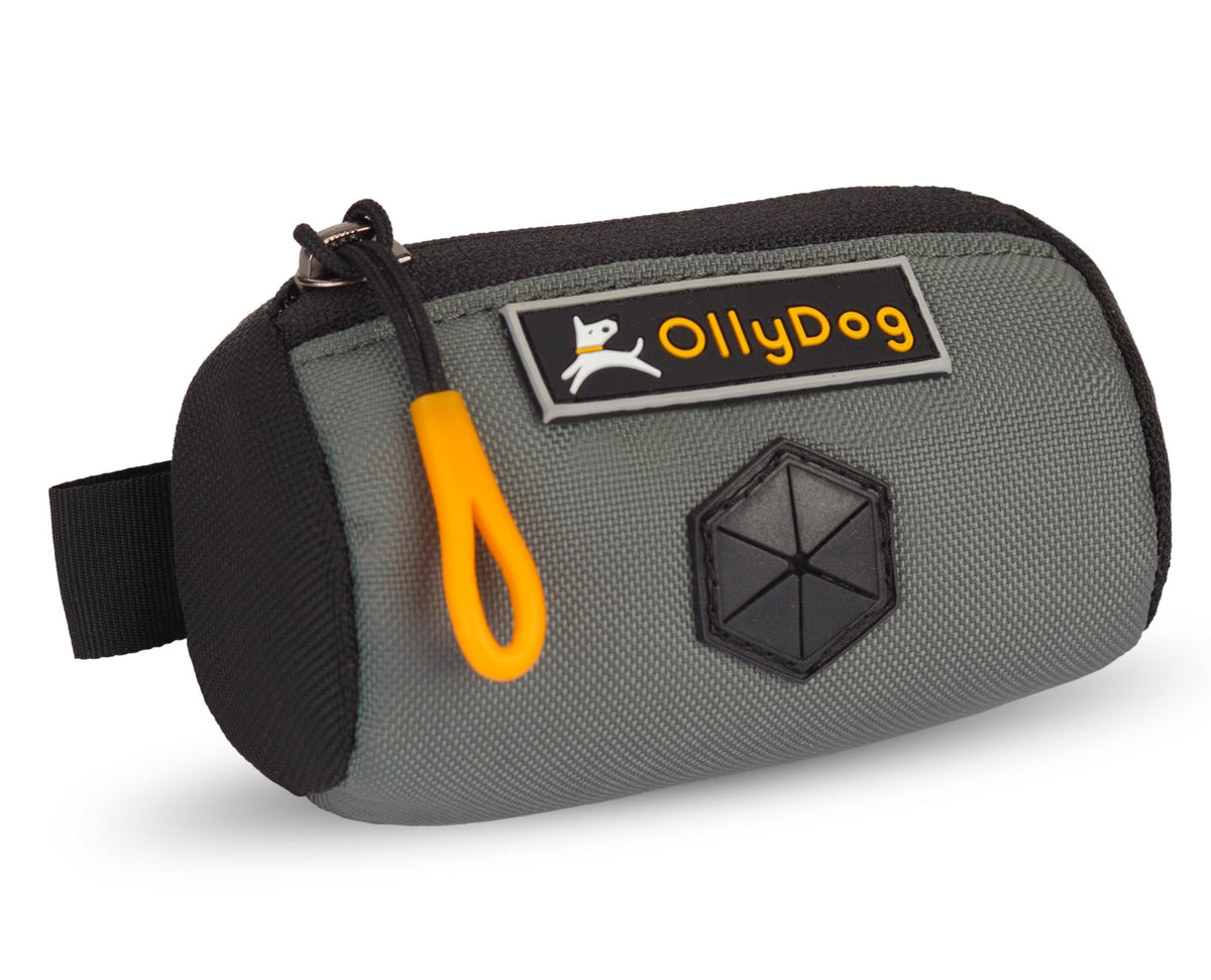 Ollydog Scoop Pick Up | Dog Poop Bag Holder | Lightweight & Water-Resistant Dispenser | Leash Attachment For Hands-Free Carry | 