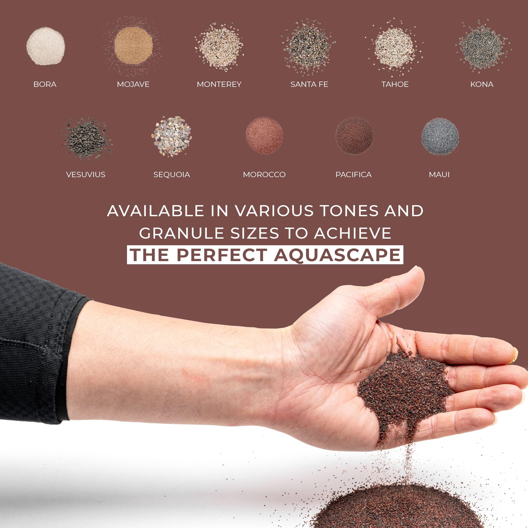 Ultum Nature Systems Controsand Pacifica Gravel (3L) - Small Pebbles for Fish Tank - Planted Aquarium Rocks - Fish Tank Substrat