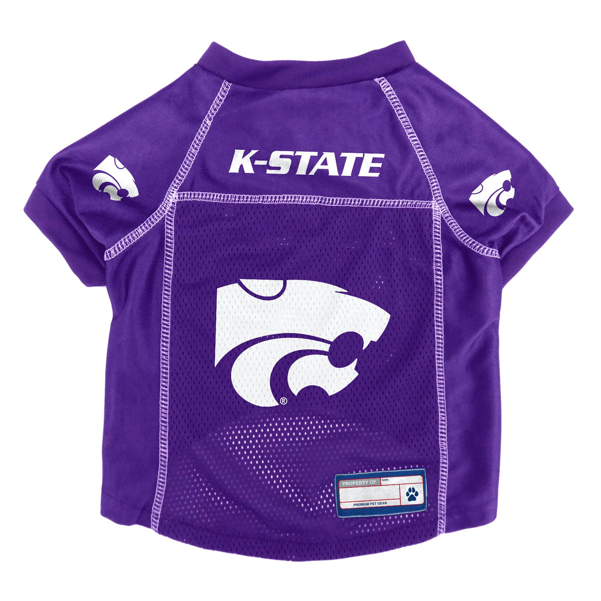 Littlearth Unisex-Adult Ncaa Kansas State Wildcats Basic Pet Jersey, Team Color, Medium