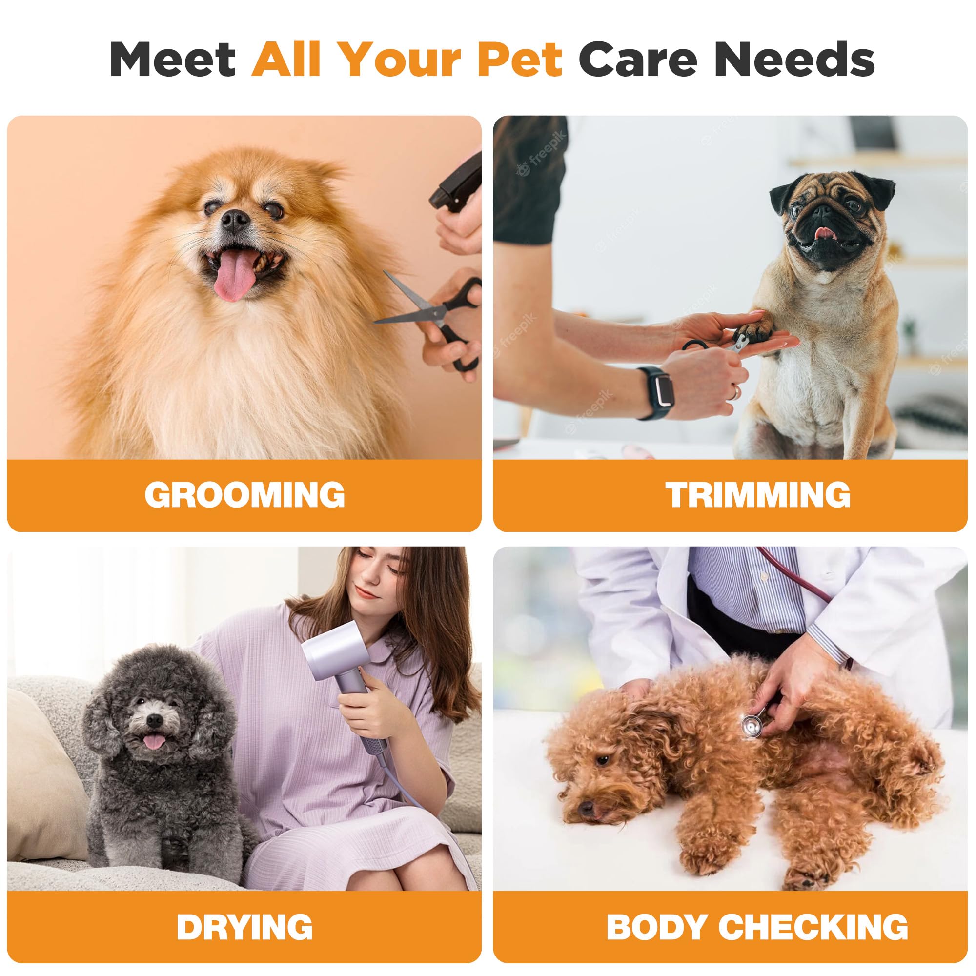 JFHID Professional Electric Lift Dog Grooming Table, Portable Height Adjustable Pet Grooming Station with Foldable Arm, Tool Org