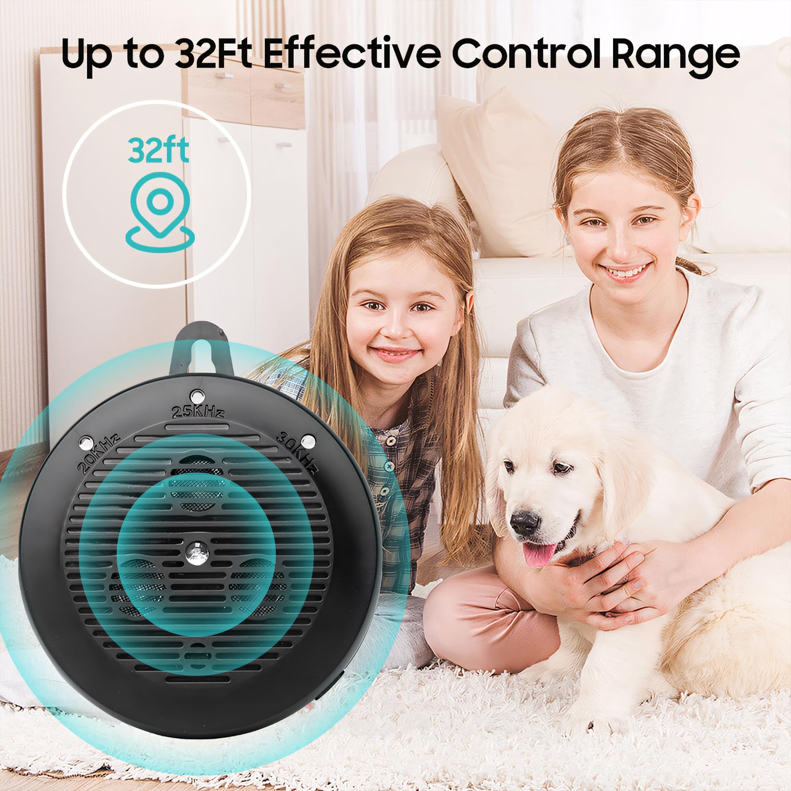 Anti Barking Devices,Auto Dog Bark Deterrent Devices With 3 Levels,Rechargeable Ultrasonic Bark Box Dog Barking Deterrent Device