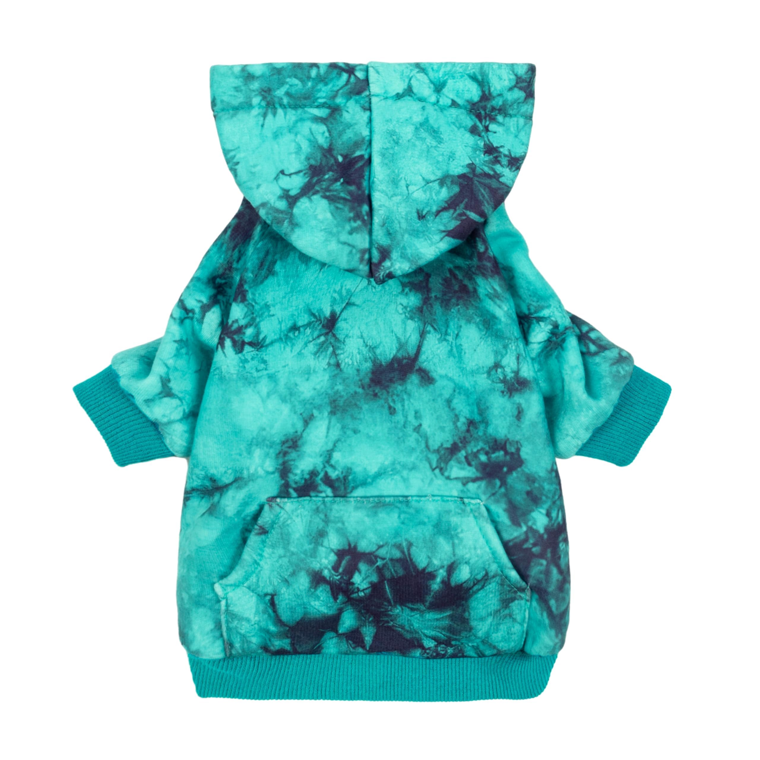 Fitwarm Fleece Dog Hoodie, Tie Dye Dog Winter Clothes For Small Dogs Girl Boy, Lightweight Pet Hoodie, Doggy Sweatshirt With Hoo