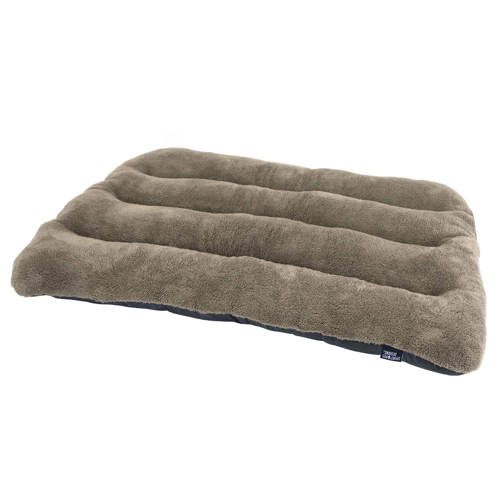 Sportpet Designs Waterproof Pet Bed With Non Skid Bottom Fits Plastic Dog Kennel, 33 Inch (Cm-0353-Cs01), Light Brown