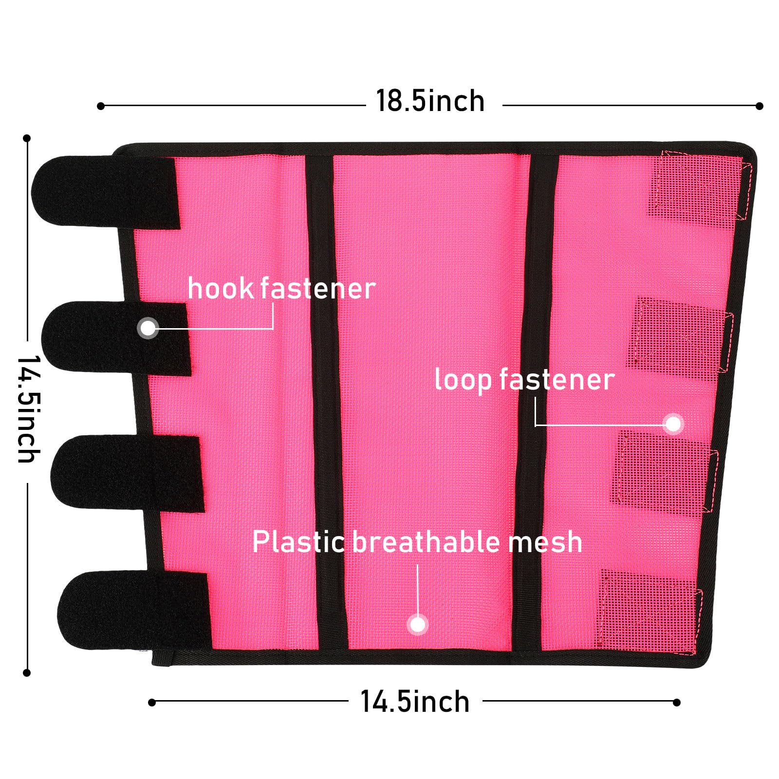 Sweetude Set Of 16 Mesh Fly Boots For Horse Breathable Mesh Horse Boots Protective Leg Wraps For Preventing Flies And Mosquitoes