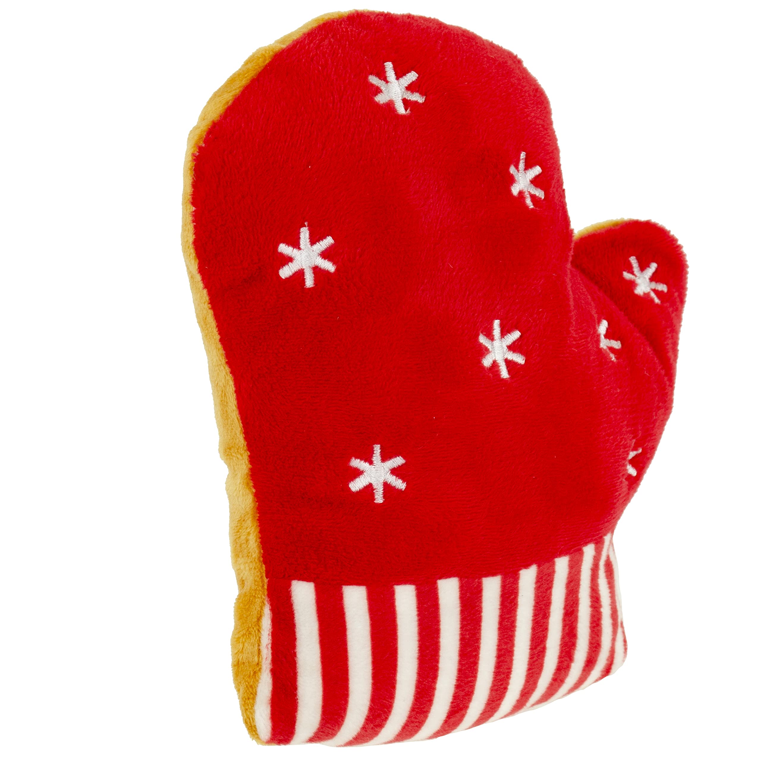Giftable World Holiday Plush Pet Toy Fun For Christmas Designs With Squeaker Dog Chew Toy (6'' Holiday Snowman Cookies 2 Pcs)