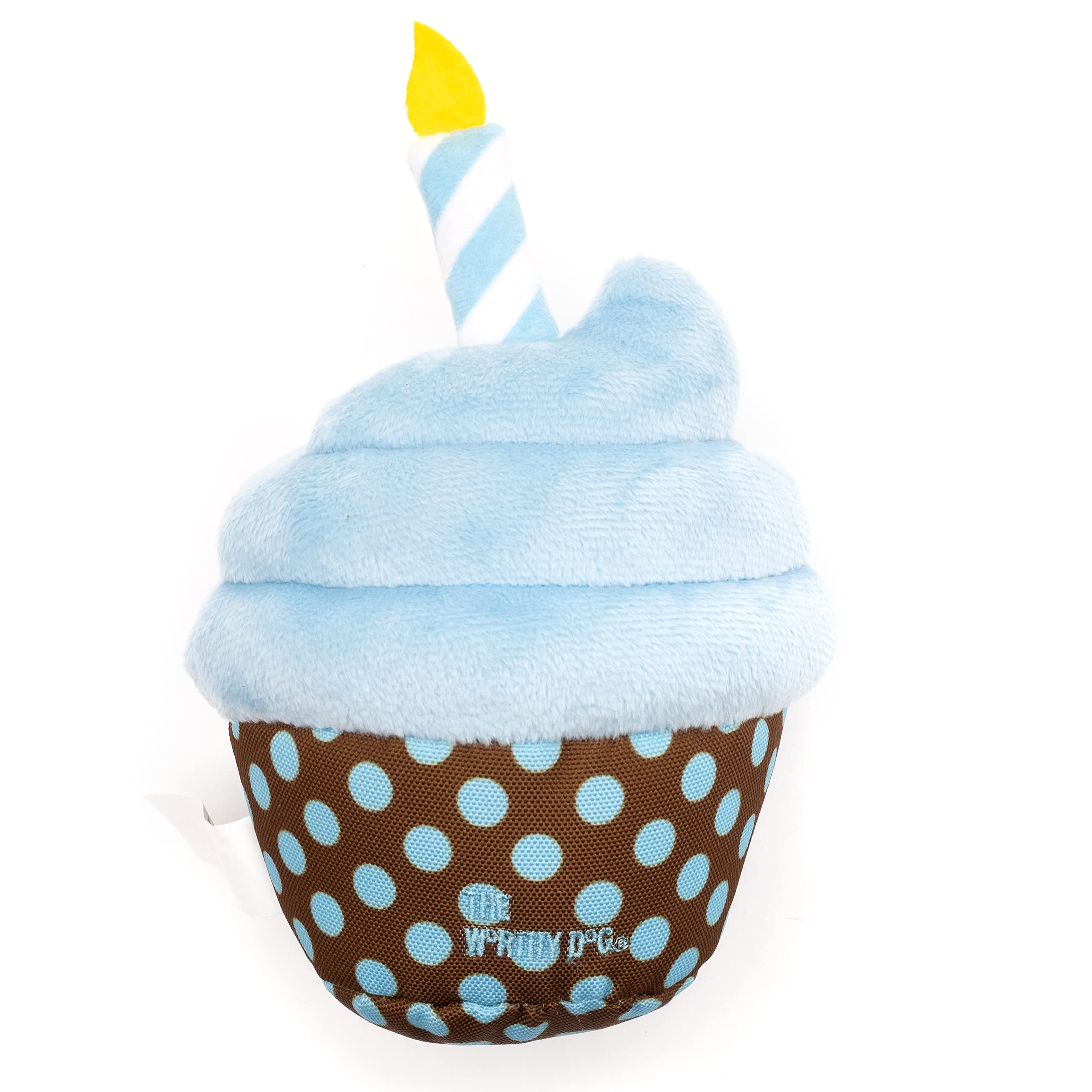 The Worthy Dog Birthday Pup Toy - Durable, Chomp-Resistant Tug & Toss Play Toy With Multiple Squeakers For Hours Of Fun For Your