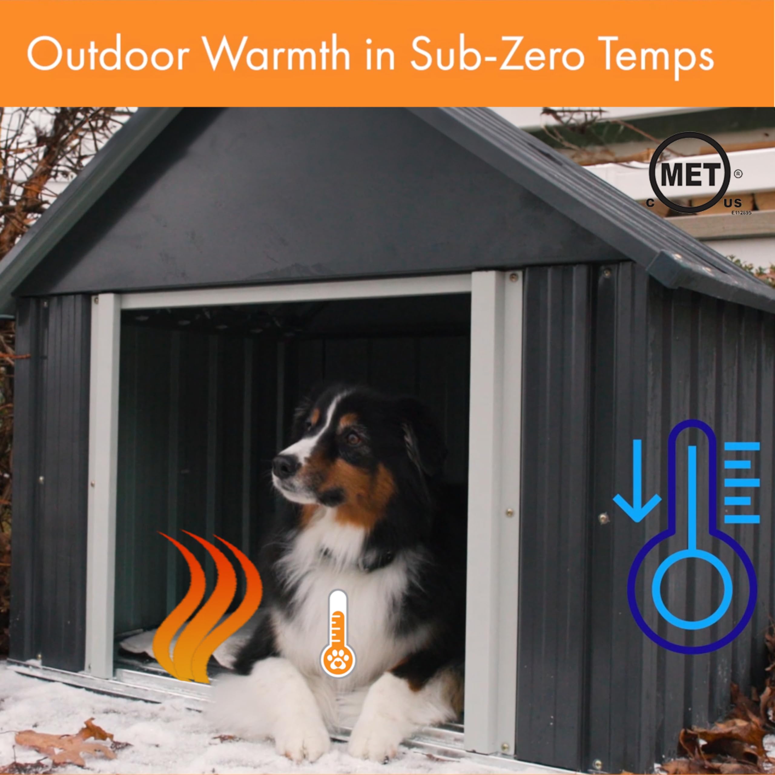 K&H Pet Products Lectro-Soft Outdoor Heated Dog And Cat Bed, Electric Thermostatically Controlled Orthopedic Pet Pad Tan Large 25 X 36 Inches