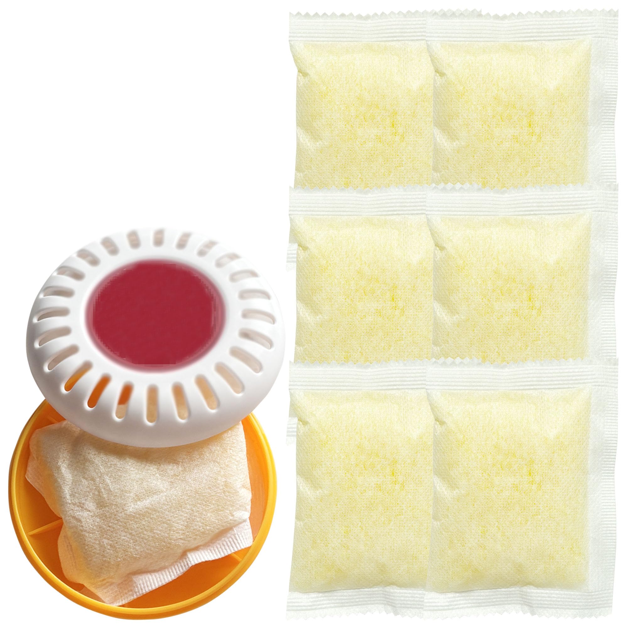 6 Pack Odor Absorber Carbon Filter Refills For Munchkin Step Diaper Pail, Odor Eliminator For Arm & Hammer Puck Baking Soda Cart