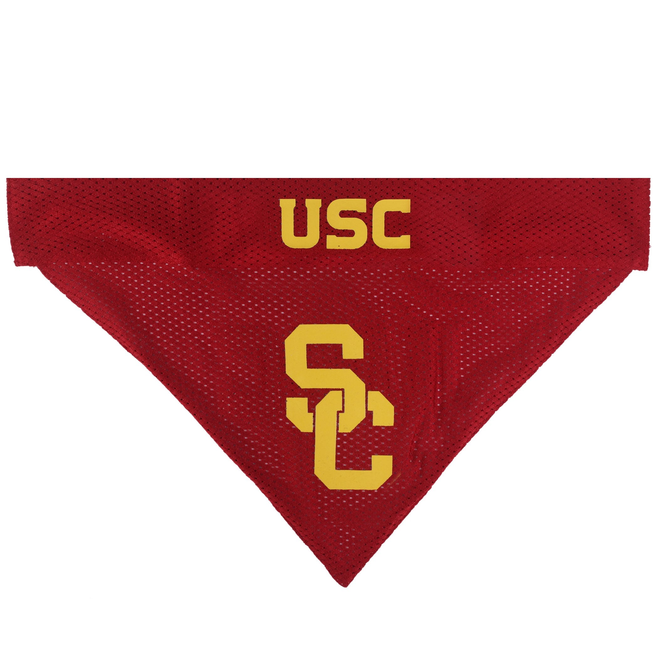 Pets First Collegiate Pet Accessories, Reversible Bandana, Usc Trojans, Large/X-Large
