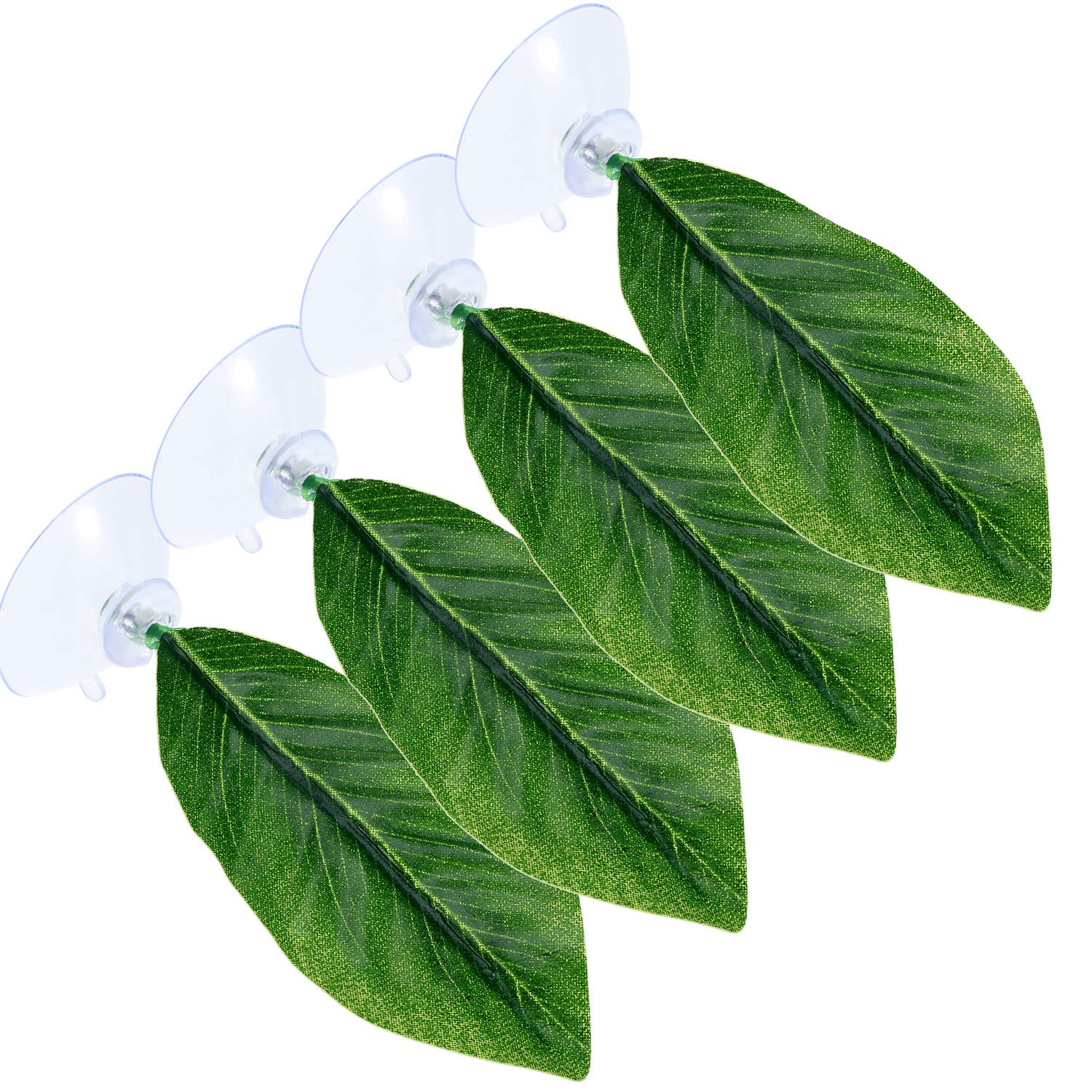 4 Pieces Betta Bed Leaf Hammock For Betta Fish, Lightweight And Realistic Resting Spot, No Bpa, Practical, Comfortable And Safe (Single Leaf)