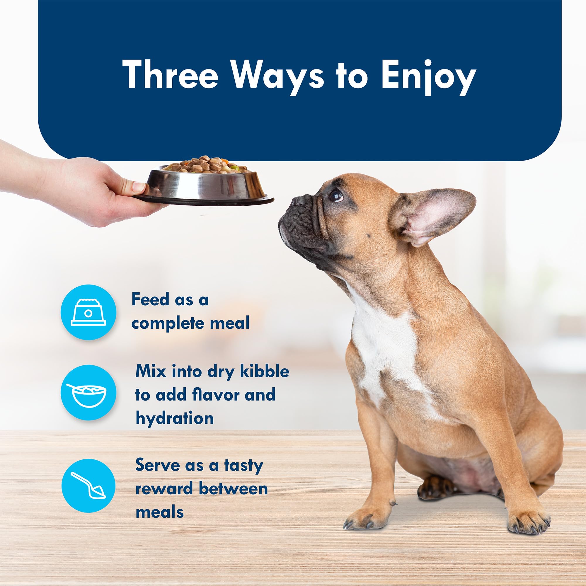 Blue Buffalo Delights Natural Adult Small Breed Wet Dog Food Cups, Pate Style, Filet Mignon and Porterhouse 3.5-oz (12 Pack- 6 o