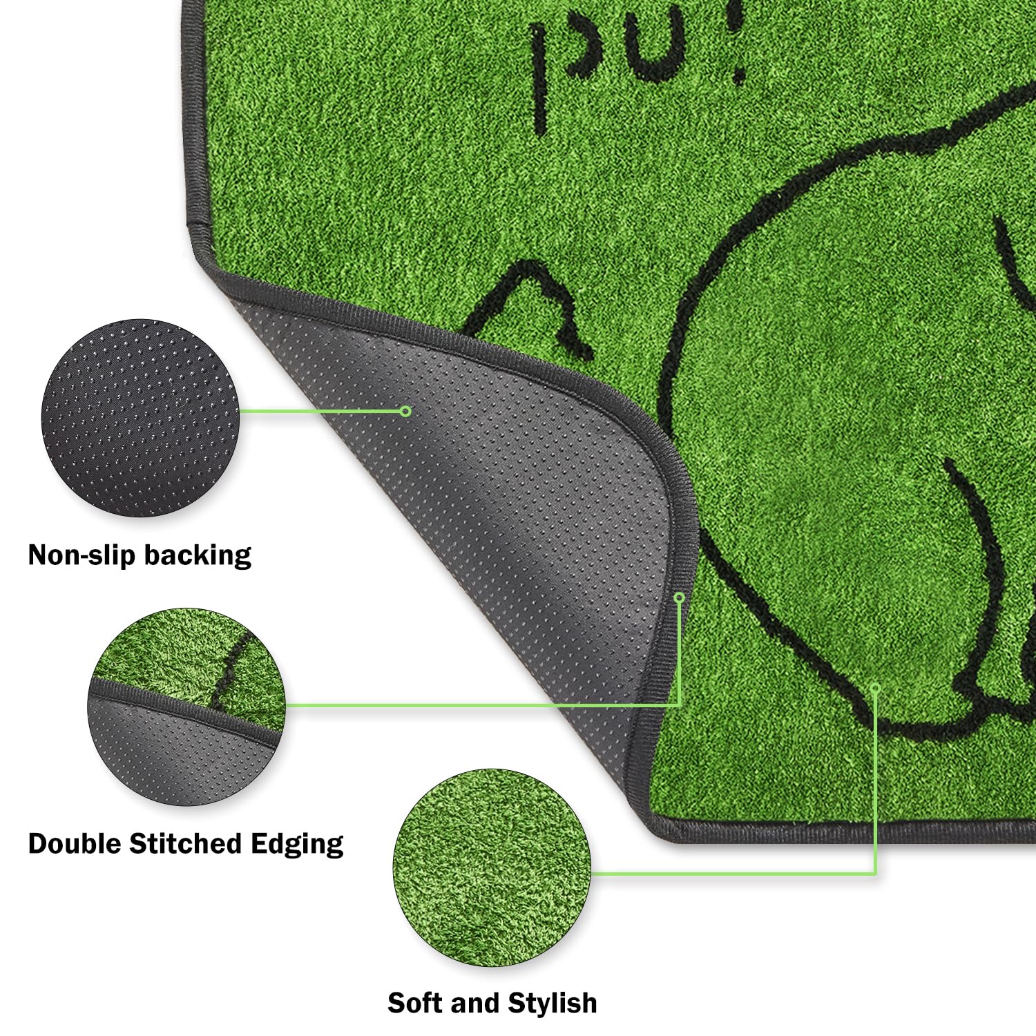 Qeils Reusable Puppy Pads, Washable Pee Pads For Dogs Durable Absorbent Leakproof Dog Training Pads For Home Or Travel, Non-Slip