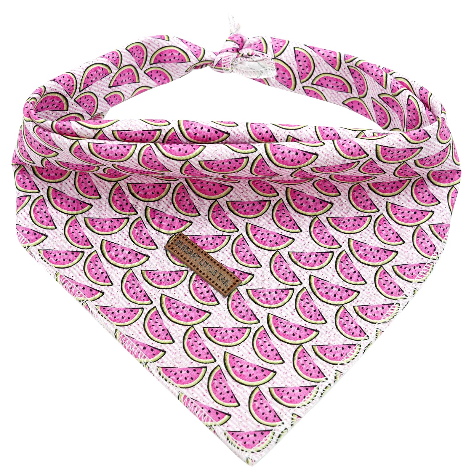 Elegant Little Tail Bandana - Washable Summer Kerchief, Dog Scarf For Small To Large Dogs