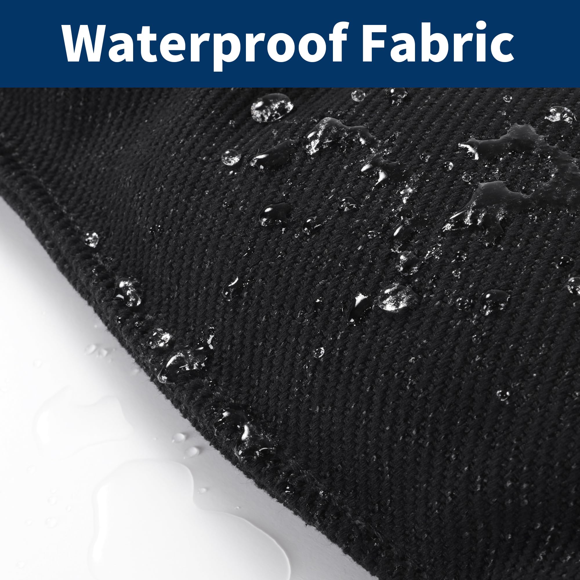 Mabozoo Dog Bed, Indestructible Chew Proof Pet Bed Mat, Durable Polyester, Large 35X22 Inches, Black, For Aggressive Chewers, Cr