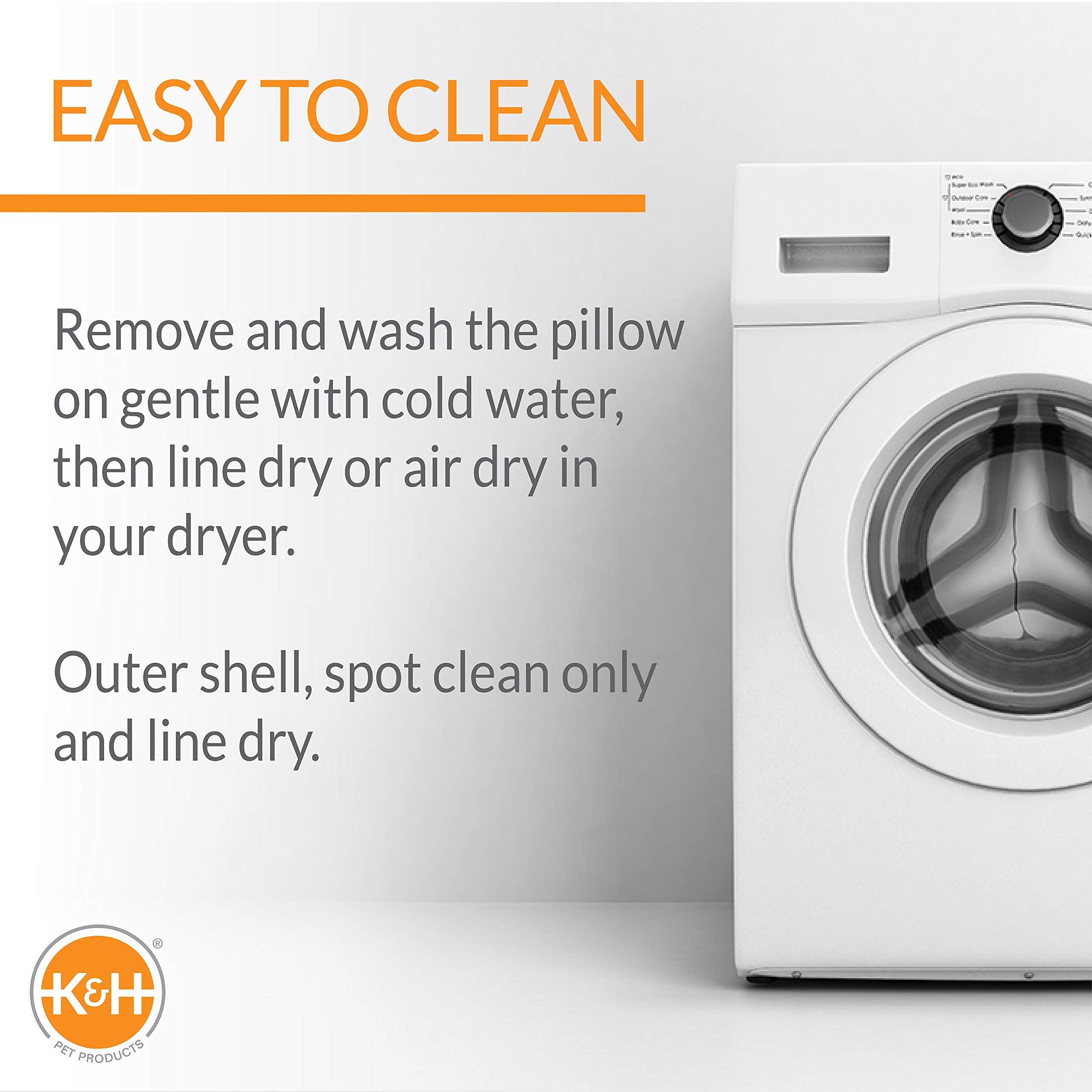 K&H Pet Products Unheated Kitty Mod Dream Pod Cat Bed for Large Cats or Small Dogs, Indoor Covered Privacy Cave, Collapsible, Ea