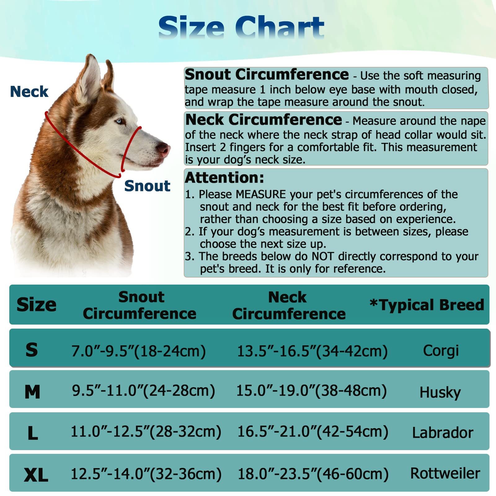 Barkless Muzzle Leash For Heavy Pullers, No Pull Stylish Head Halter For Small And Medium Aggressive Dogs, Gentle Dog Face Harne