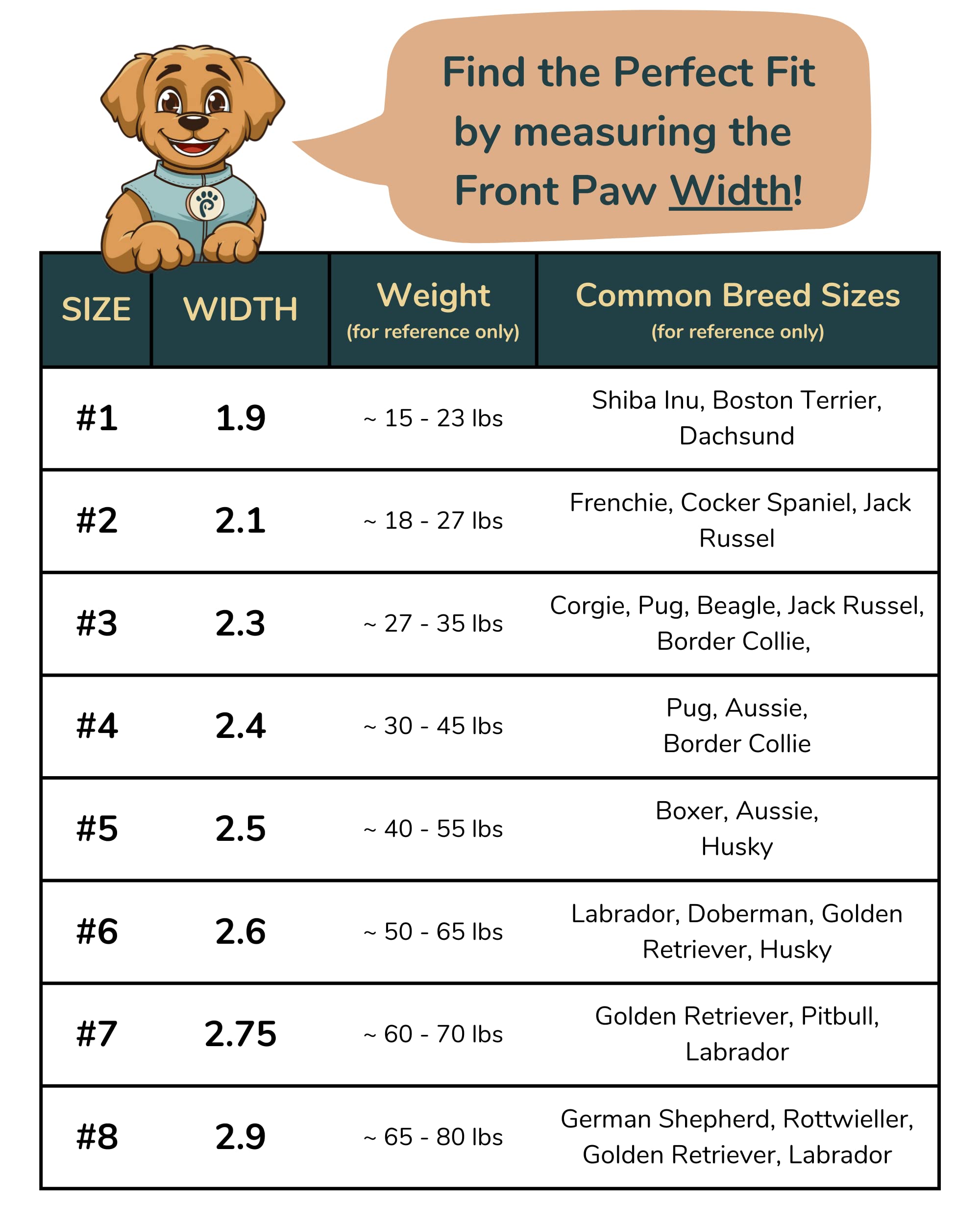 Pawcasins Dog Boots, Dog Shoes, Dog Booties, Dog Boots & Paw Protectors, Dog Shoes For Medium Dogs, Large Dogs, And Small Dogs, Dog Snow Boots, Dog Rain Boots, Dog Booties For Winter, Summer, Size 8
