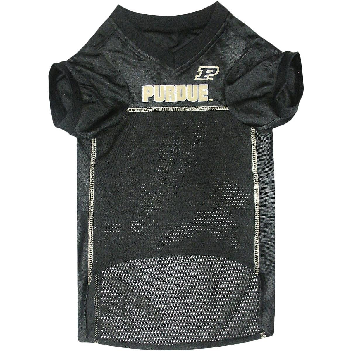 Pets First NCAA College Purdue Boilermakers Mesh Jersey for DOGS & CATS, Small.Licensed Dog Jersey with your Favorite Football/B
