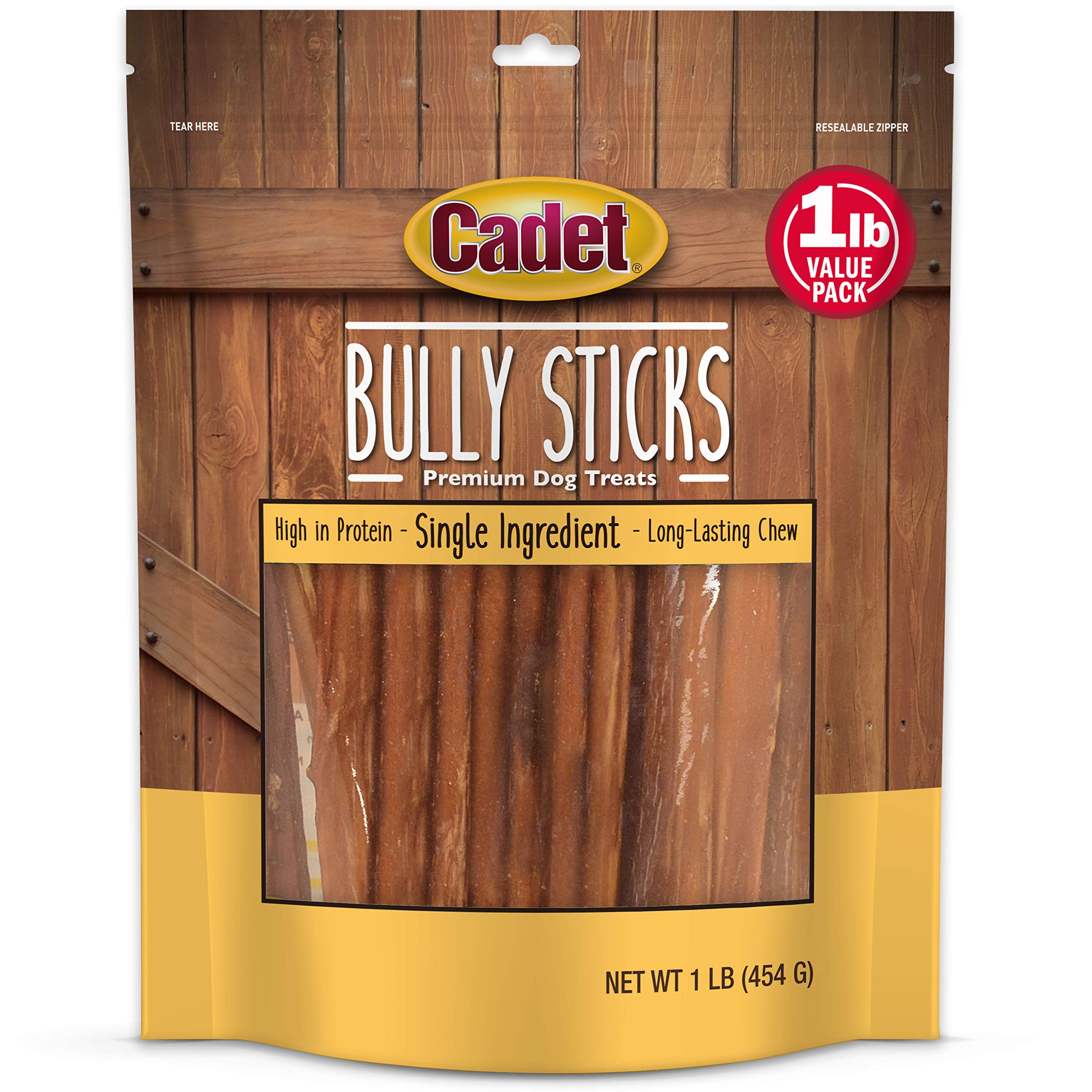 Cadet Single Ingredient Bully Sticks for Dogs Small