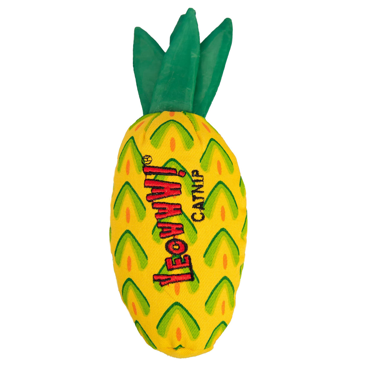 Yeowww! Pineapple Catnip Toy For Cats, Yellow, 7', For All Breed Sizes