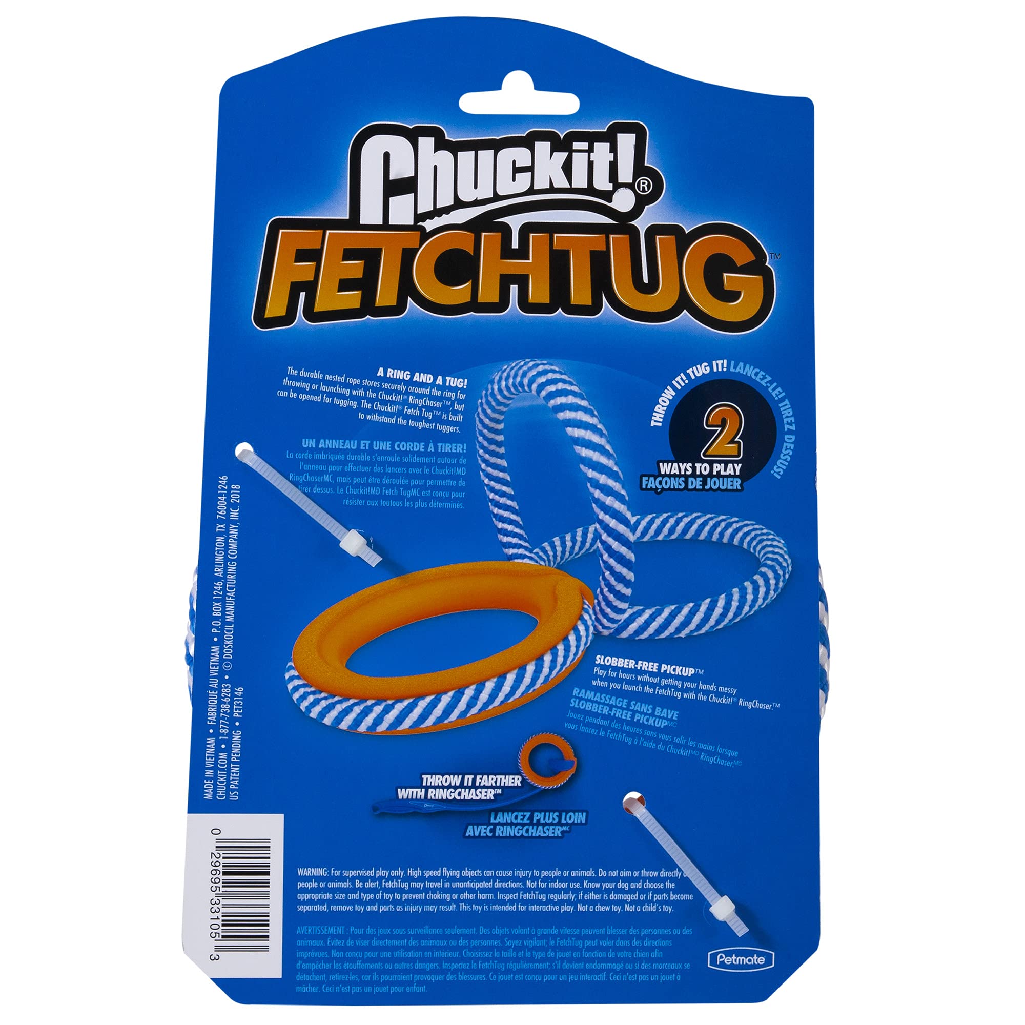 Chuckit! Fetchtug 2-In-1 Dog Toy Ring