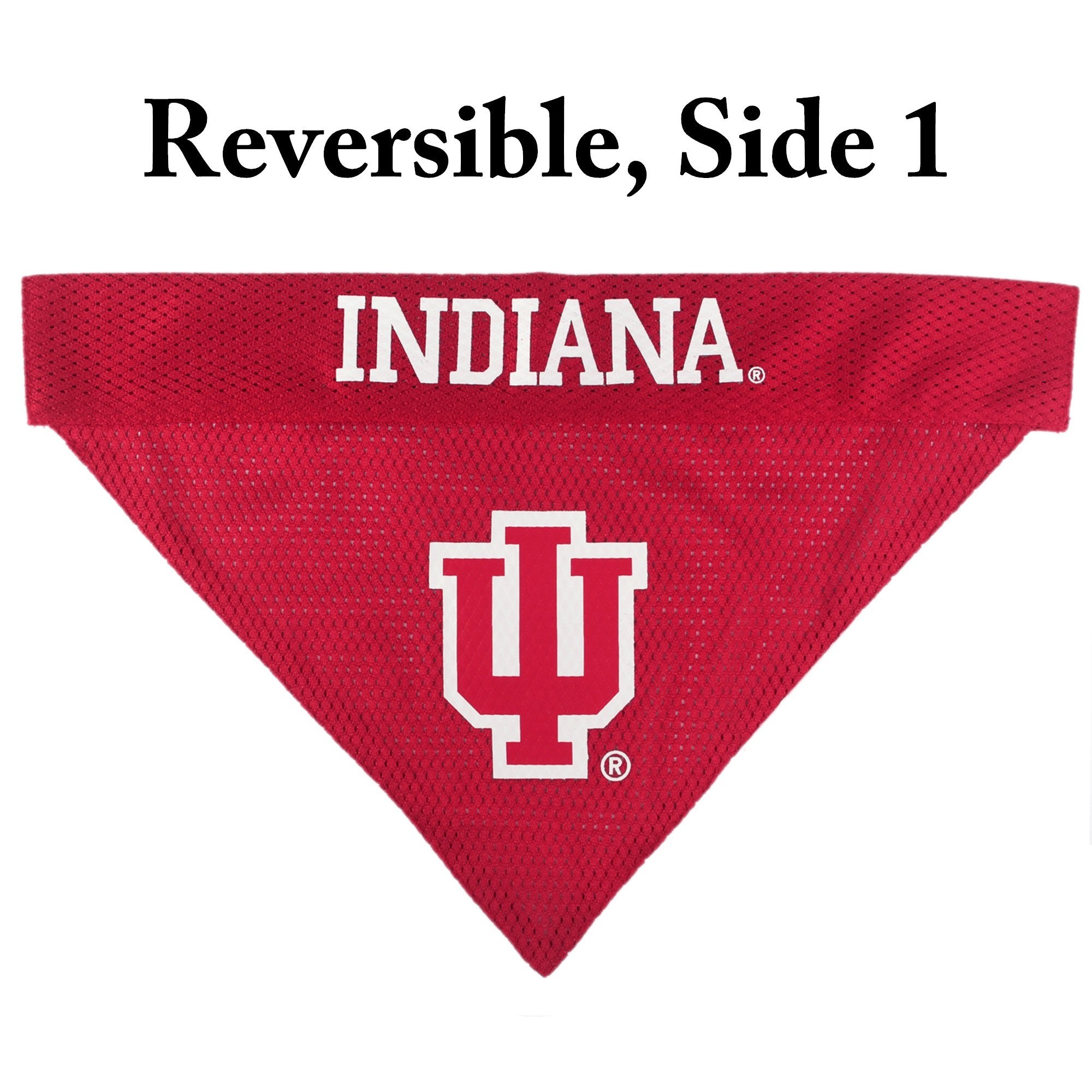 Pets First Indiana Hoosiers Reversible Bandana for Large/X-Large Pets - Stylish & Comfortable Pet Accessory