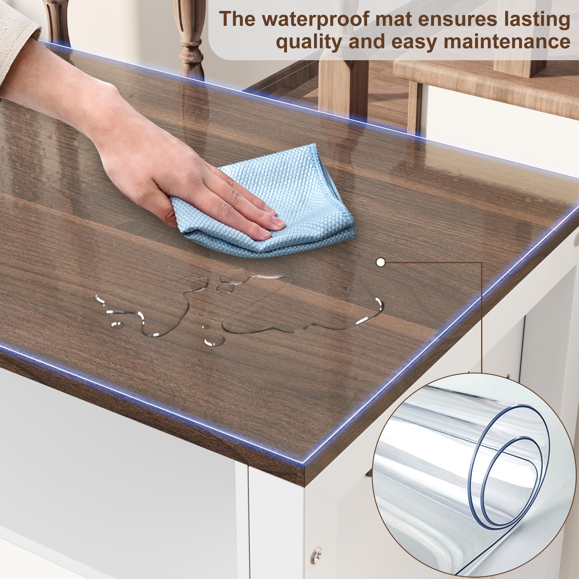 40-49 Gallon Fish Tank Stand with Two Storage Drawers, Heavy Duty Aquarium Stand with Waterproof Mat, Sturdy Metal Frame, 800 LB