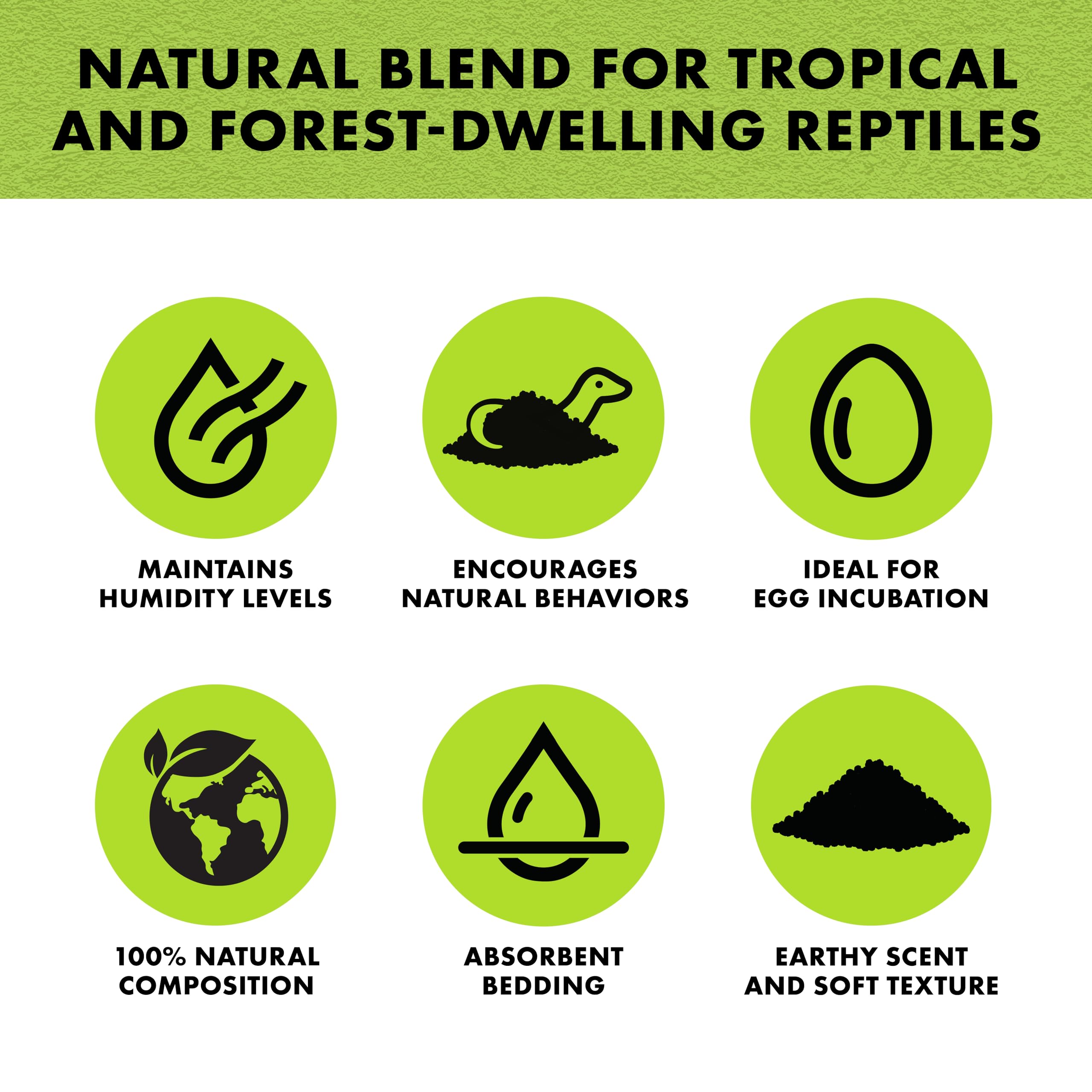 Zilla Jungle Mix Premium Reptile Bedding - 4 Qt