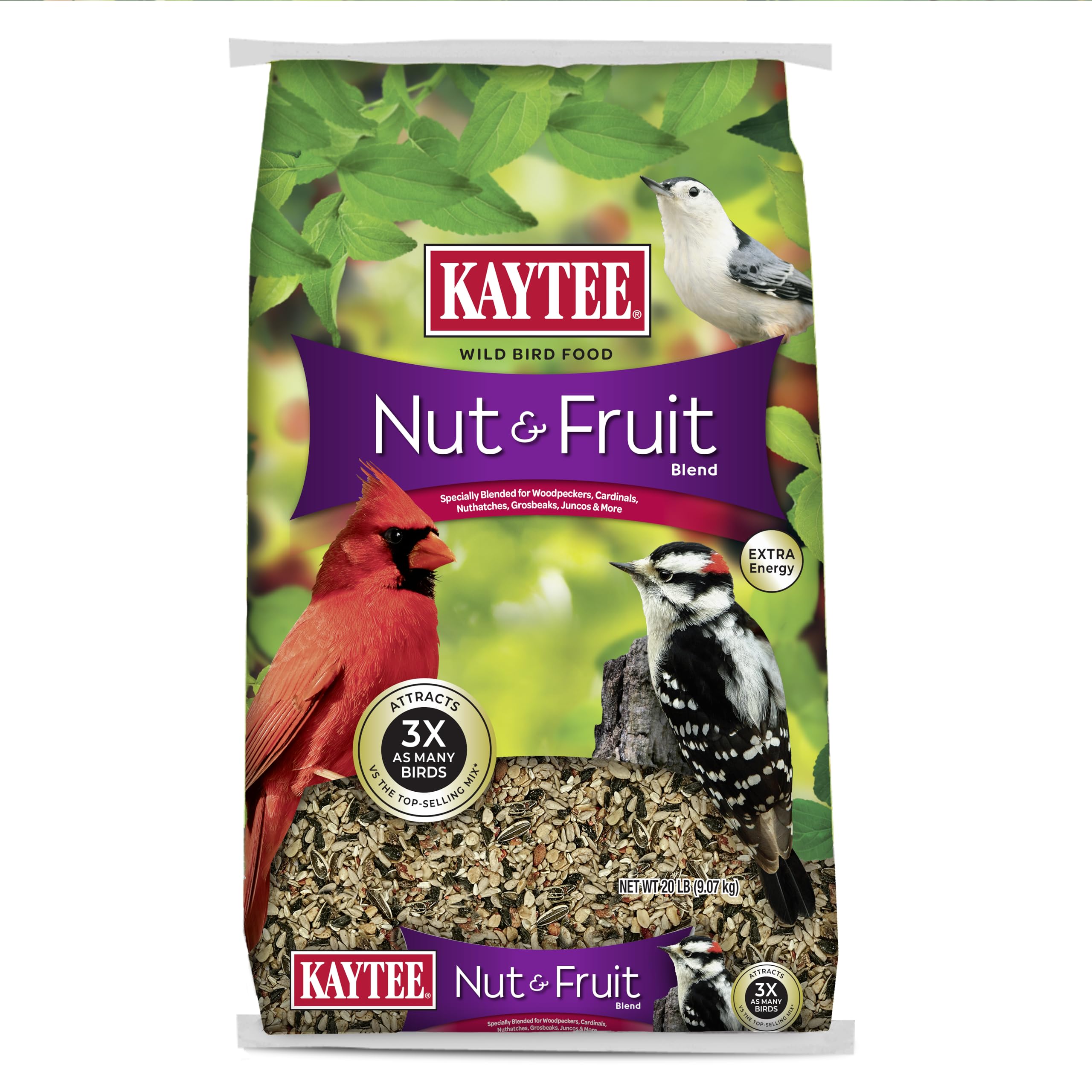 KT NUT&FRUIT BLEND 20LB (Pack of 1)