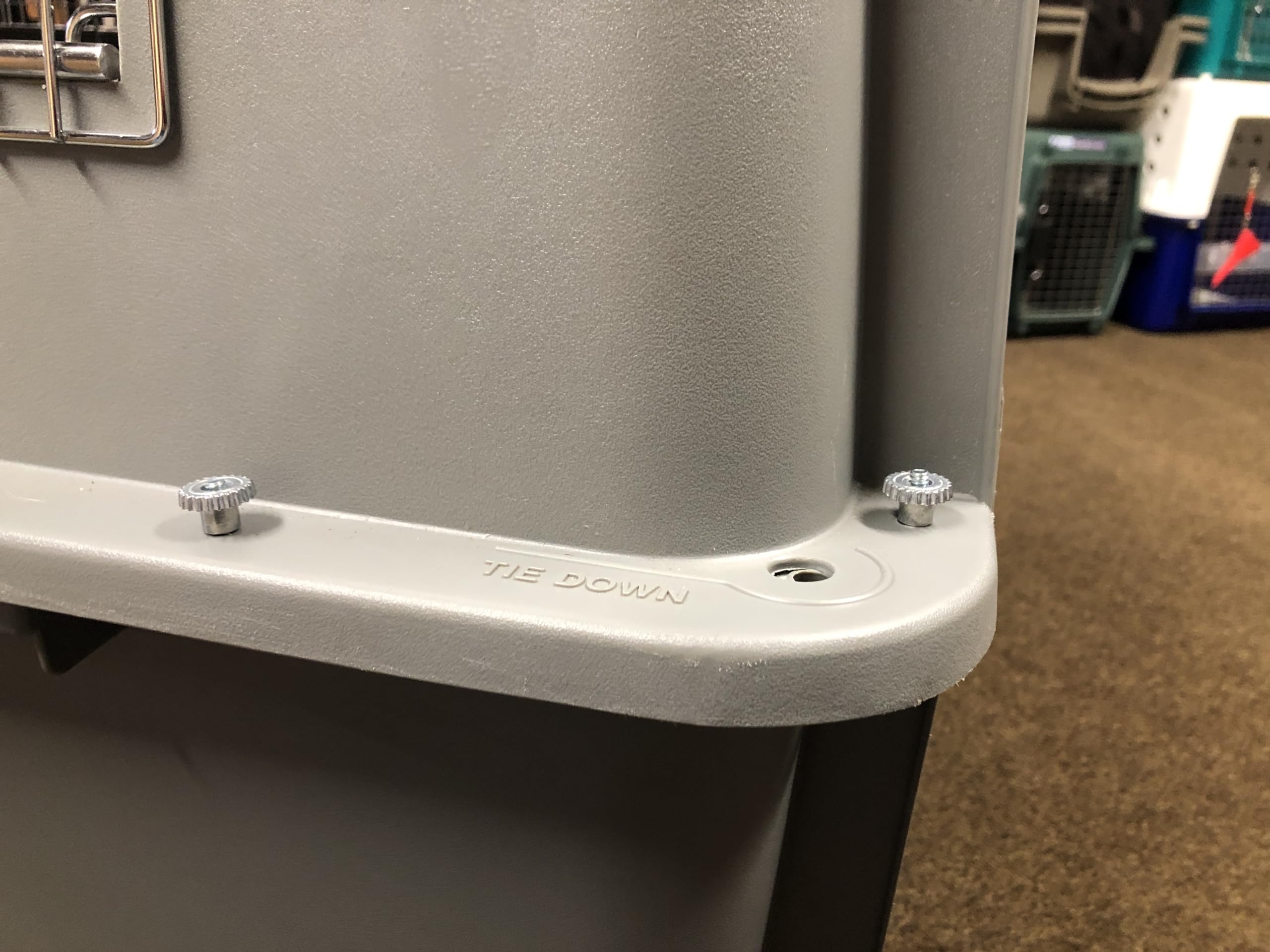 Pet Carrier Dog Kennel Metal Fasteners Nuts Bolts Replacements (7/8' Short Bolts, 20 Pack)