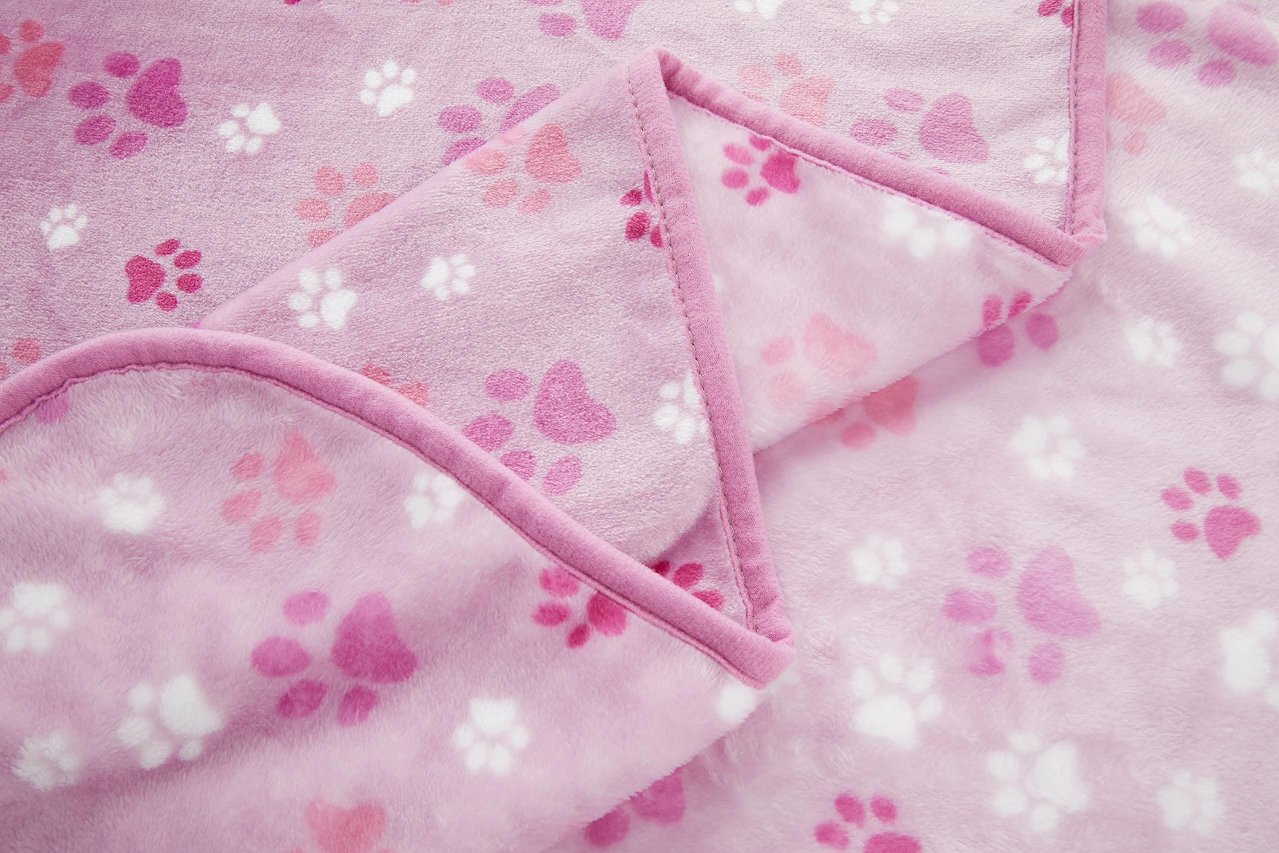 Allisandro Luxurious Dog Blanket, Extra Softness 350 GSM Flannel Fleece Pet Throw for Small Medium and Large Dogs Puppies and Ca