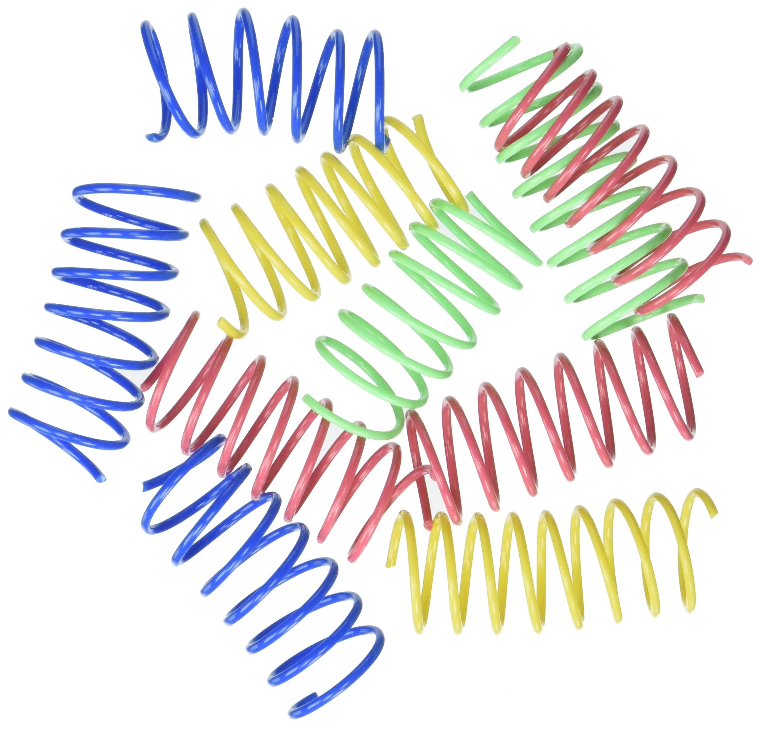 Ethical Pet Spot Colorful Springs, Wide, 10 Pack, Cat Toys