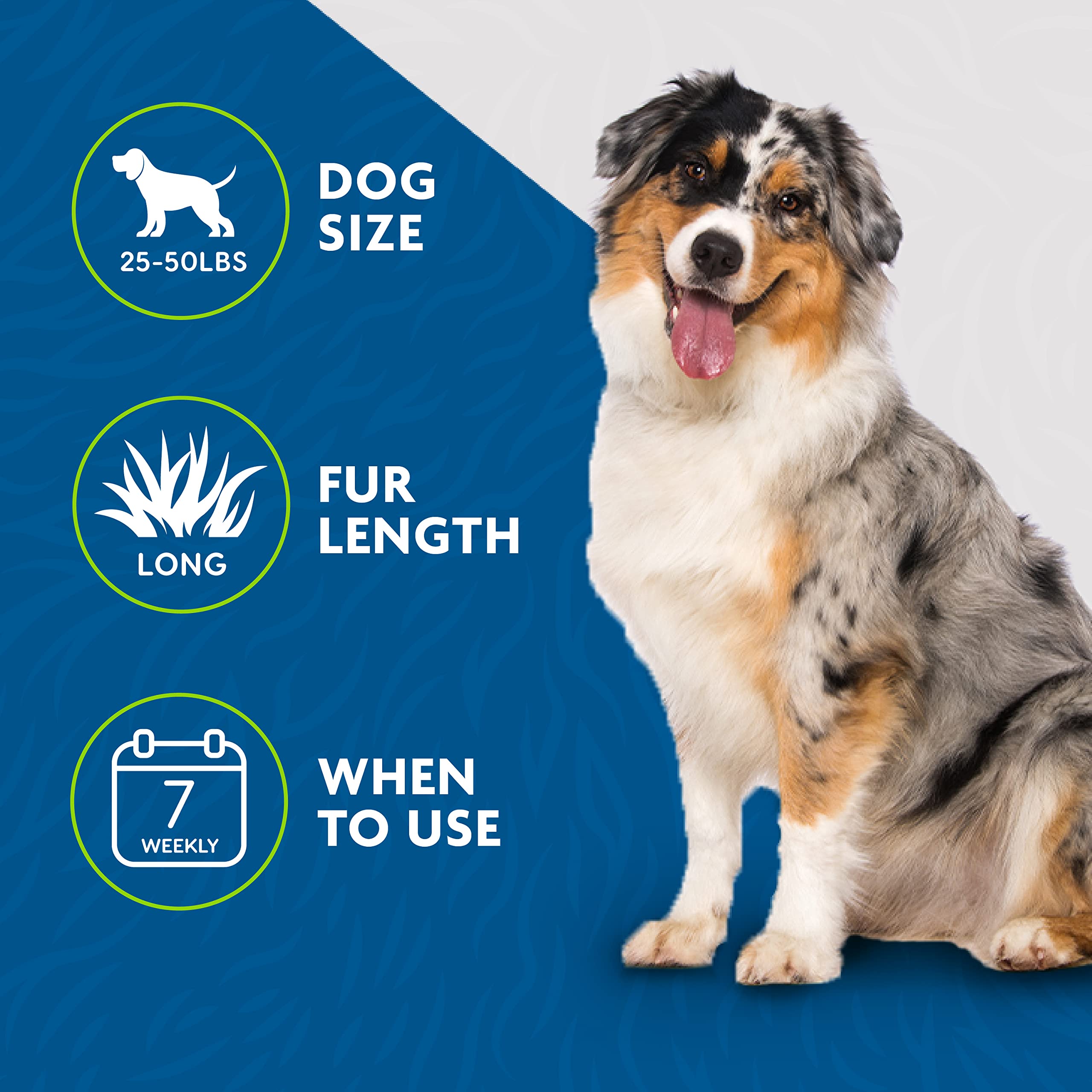 Furminator Medium Dog Undercoat Deshedding Tool, Long Hair, Reduces Loose Hair From Shedding