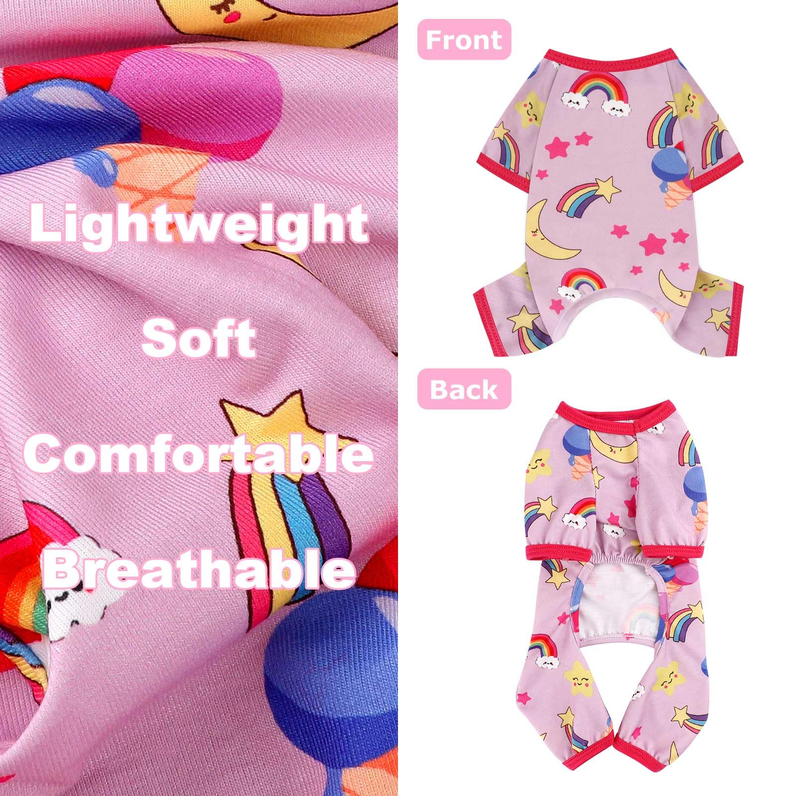 Dog Pajamas For Small Dogs Boy Girl Puppy Pjs Cute Soft Material Pet Clothes Shirts For Chihuahua Yorkie Teacup Cat Clothes Pupp