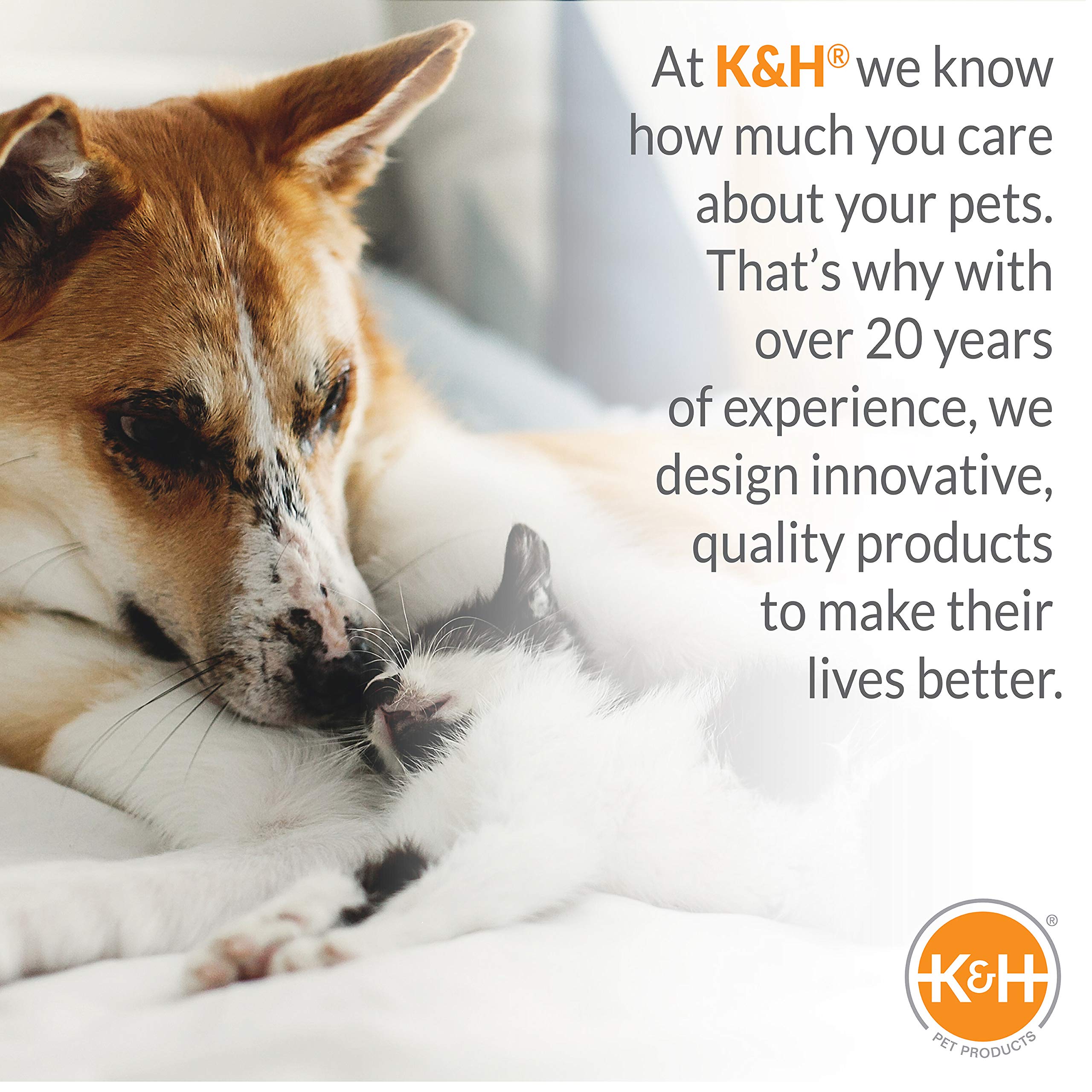 K&H Pet Products Lectro-Soft Heated Pad Replacement Cover, Medium 19x24 Inches, Fleece for Outdoor Use