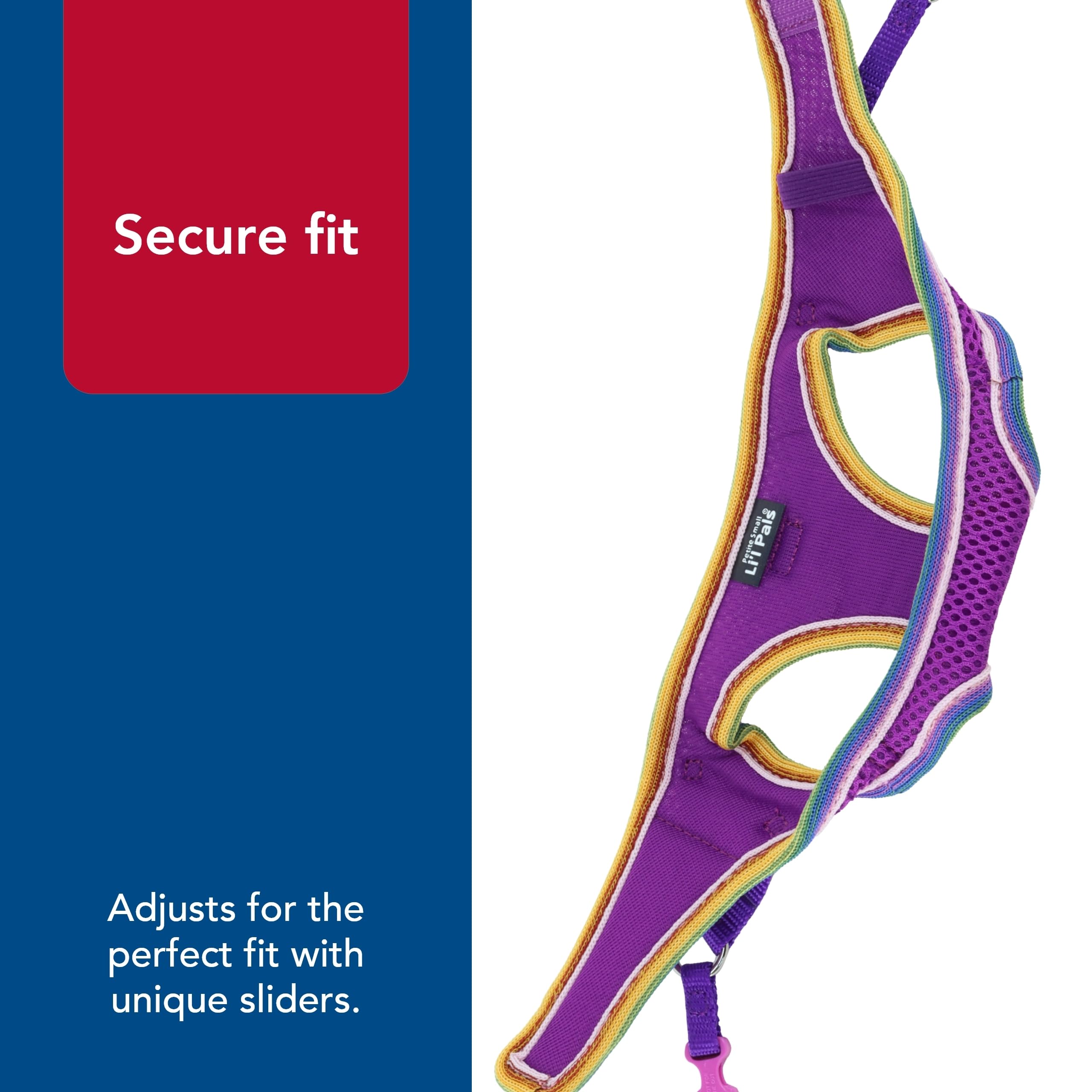 Coastal Pet Li'L Pals Comfort Mesh Dog Harness - No-Pull Step-In Dog Harness For Small Dogs & Puppies - Dog Cooling Vest - Orchid - 3/8' X 10'-12'