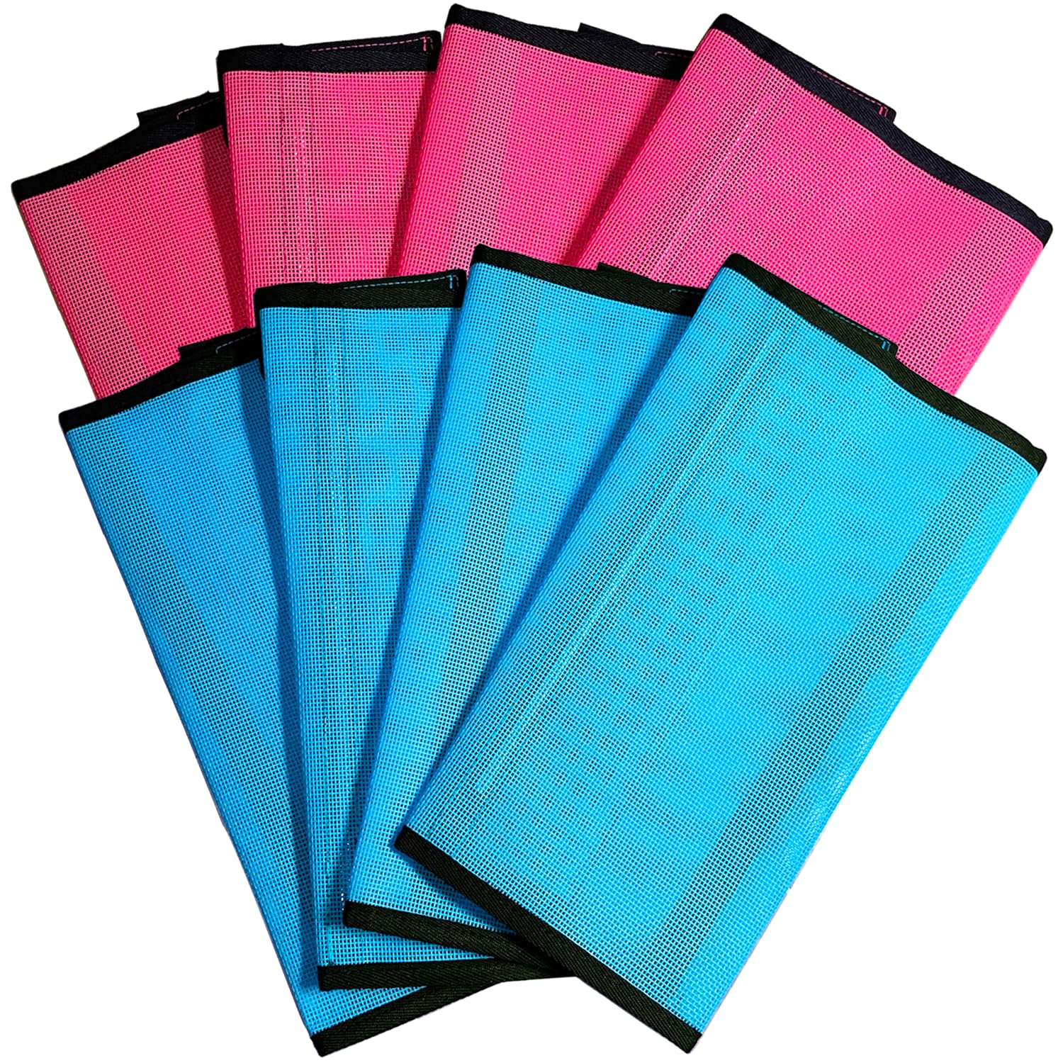 Nizhome 8 Pack Horse Fly Boots, Horse Leggings Set Of 8 Loose Fitting & Non-Slip, Breathable Mesh Fitting Boots For Horses Reduc